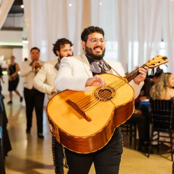 35Vibrant Blue Mexican Wedding Ideas - Blue Mexican-Inspired Winter Haven Wedding | Venue 650 Mexican Mariachi Band Wedding Reception Entertainment Inspiration | Tampa Bay Photographer Mary Anna Photography