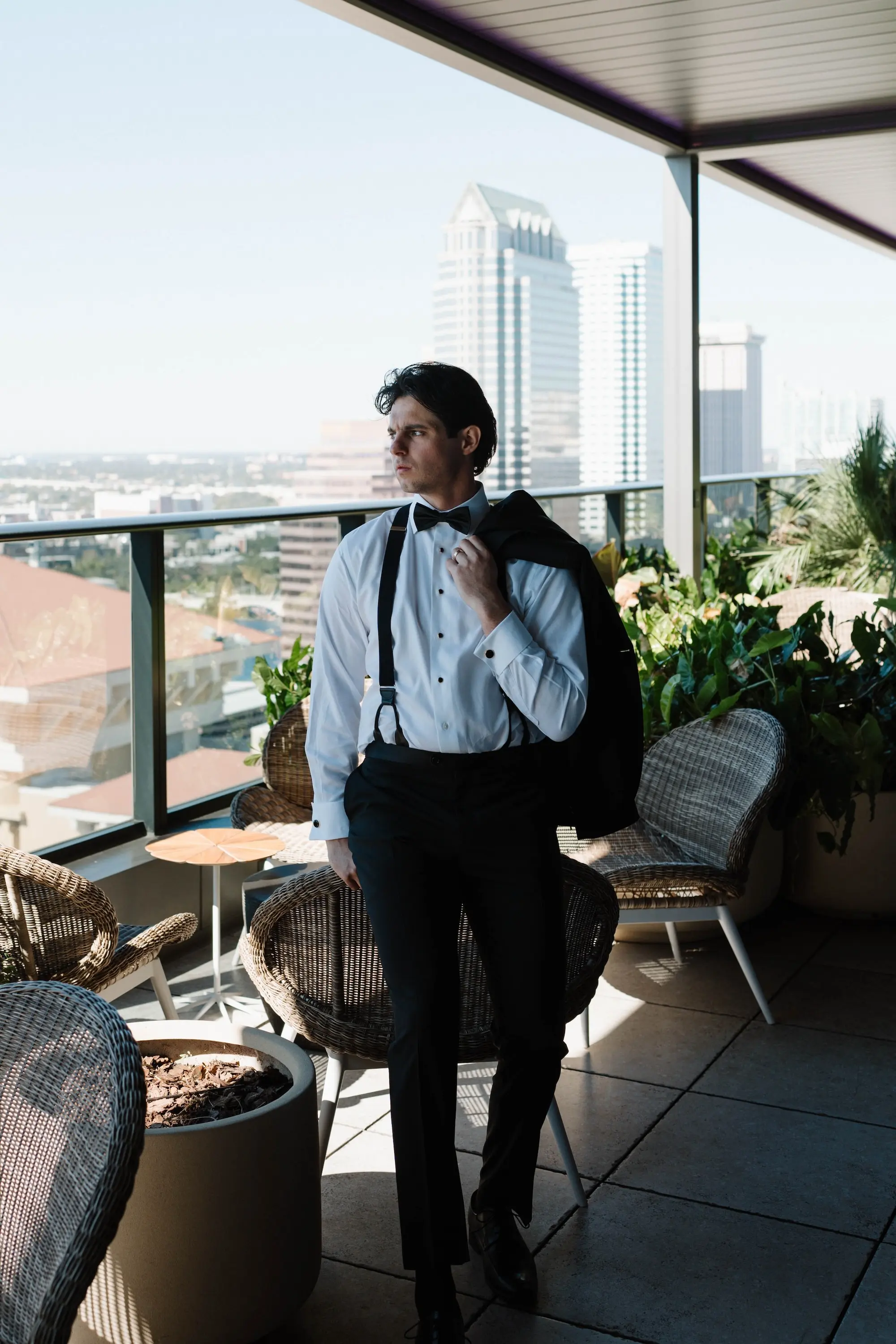 Groom in Black Wedding Tuxedo Ideas