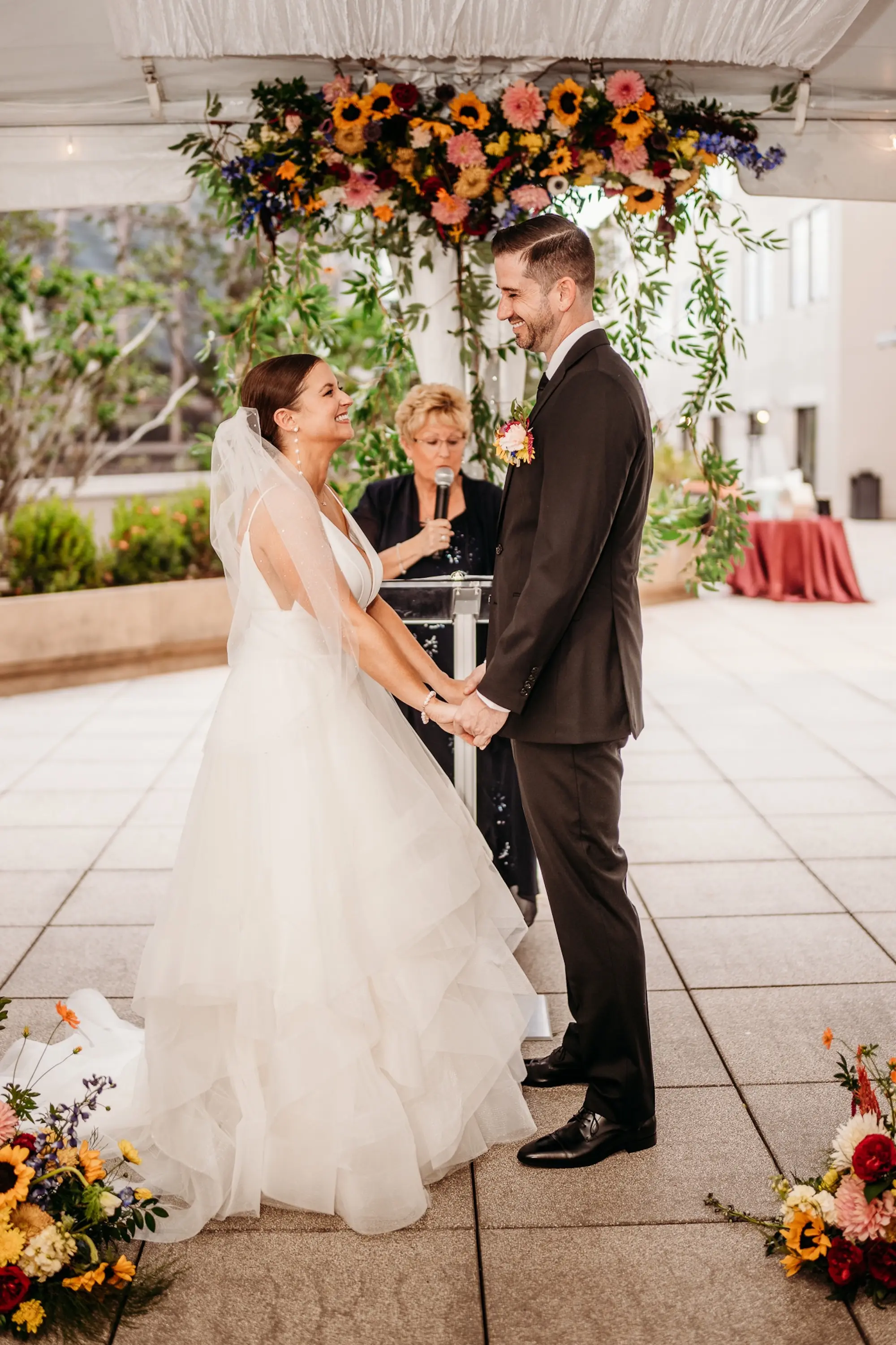 Bride and Groom Wedding Ceremony Inspiration | Tampa Bay Officiant Weddings By Bonnie