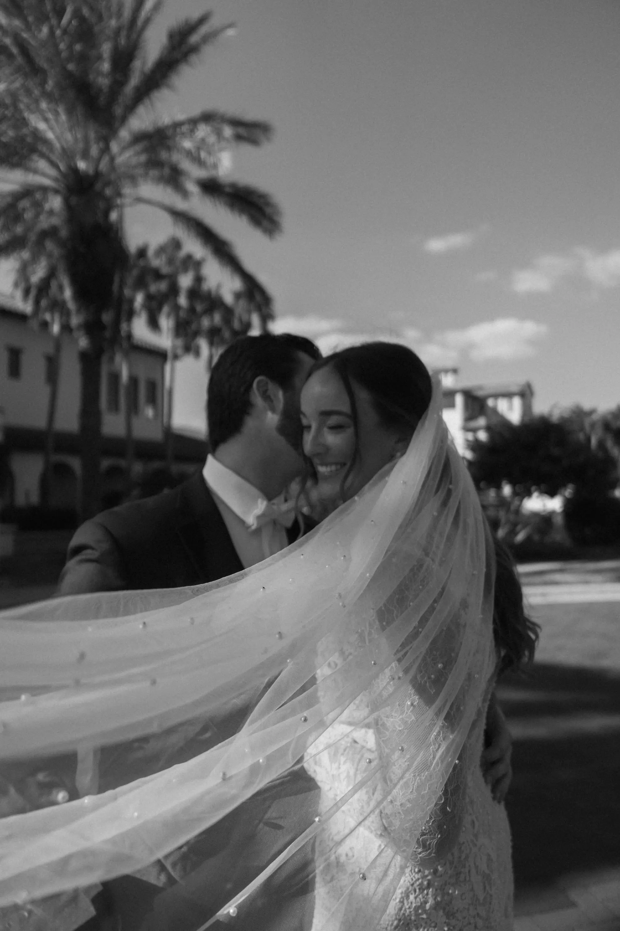 Bride and Groom First Look Wedding Portrait | Tampa Bay Photographer Amber Yonker Photography | Videographer Pine and Forge