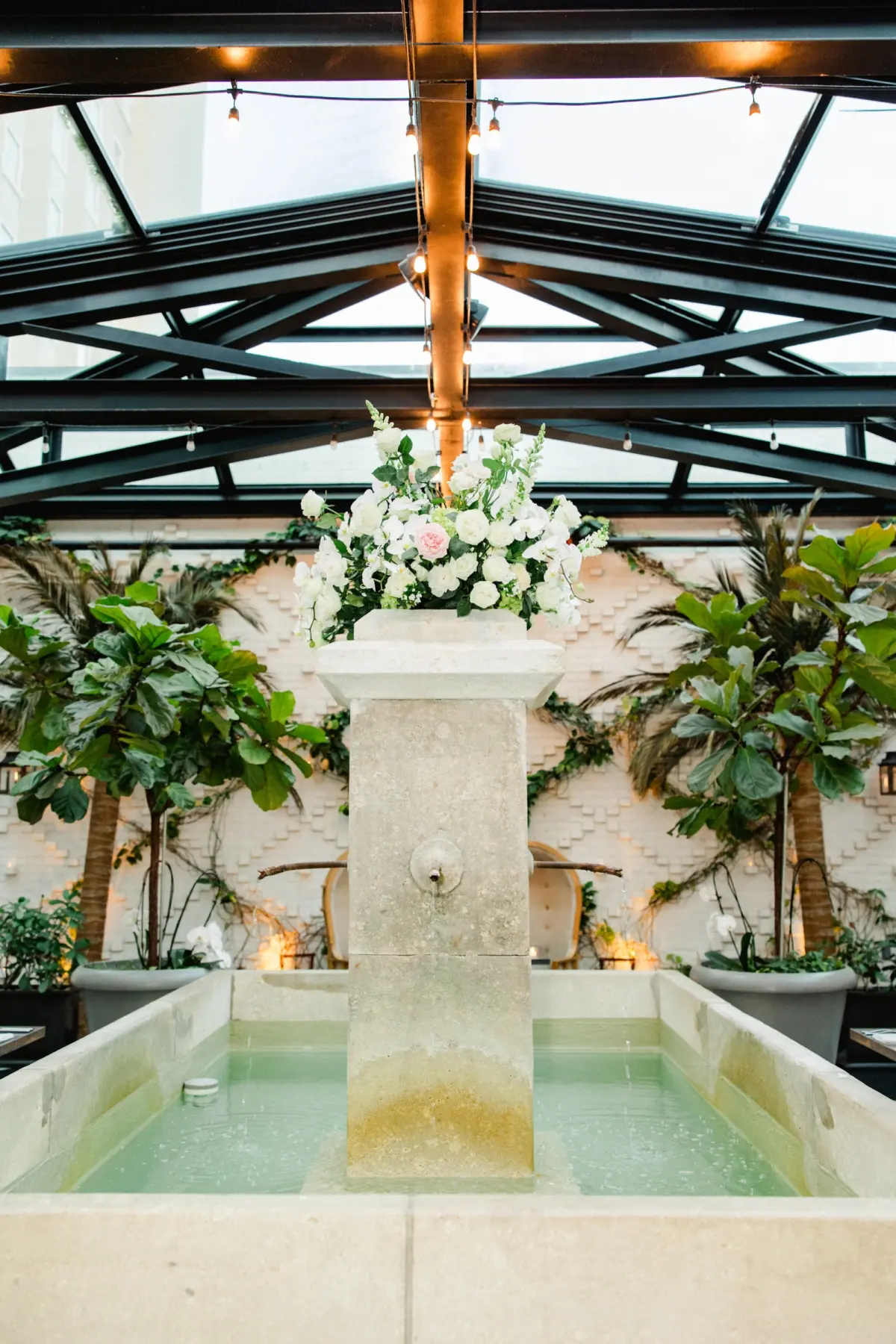 Timeless Black and White Wedding Reception Decor Ideas | Tampa Bay Event Venue Oxford Exchange
