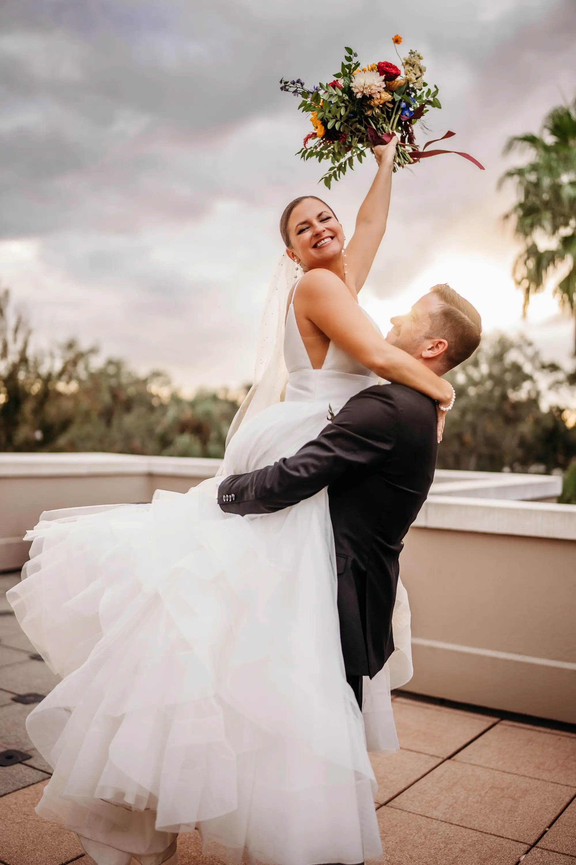 Bride and Groom Wedding Portrait | Tampa Bay Photographer Sabrina Autumn Photography