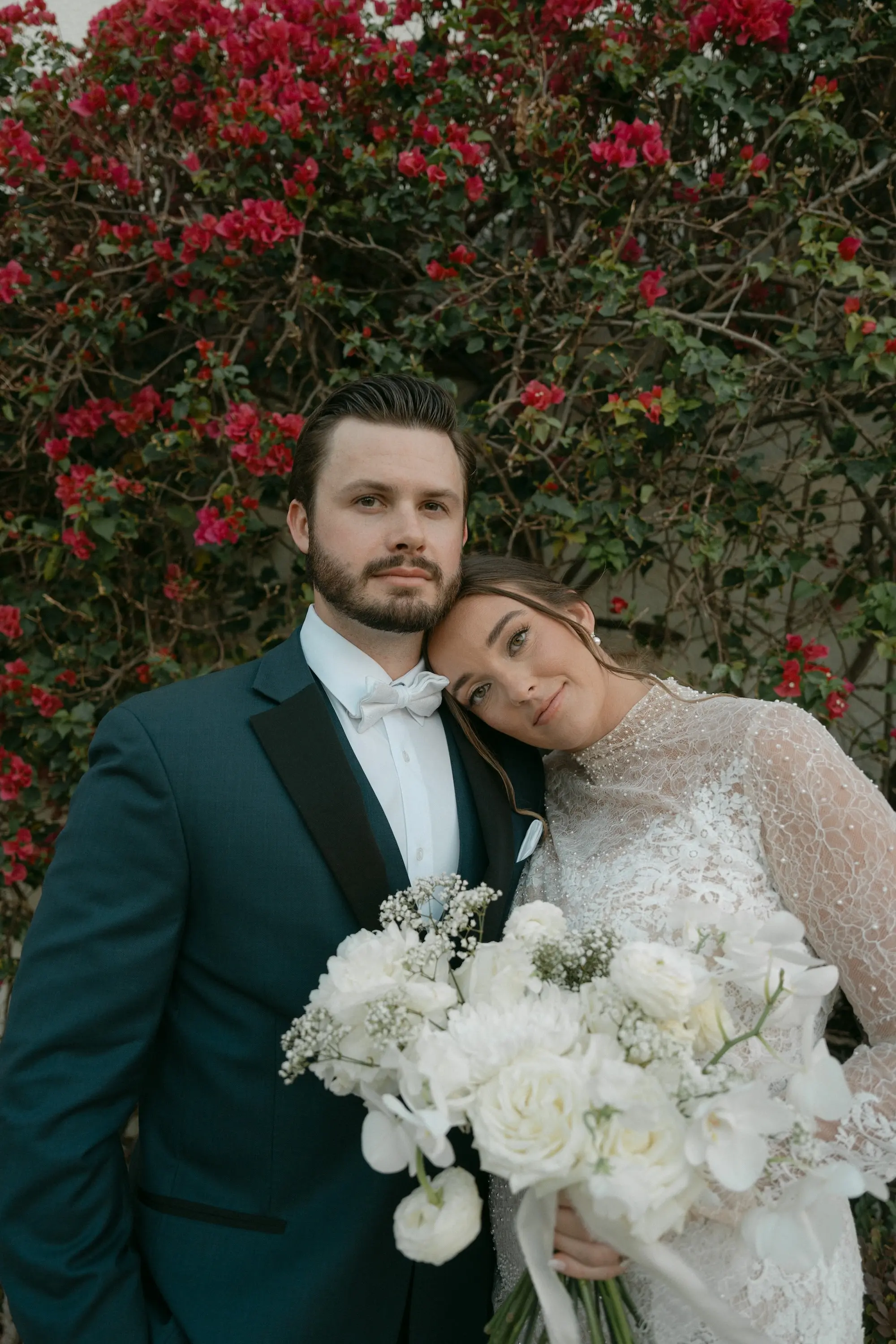 Bride and Groom Wedding Portrait | Tampa Bay Photographer Amber Yonker Photography