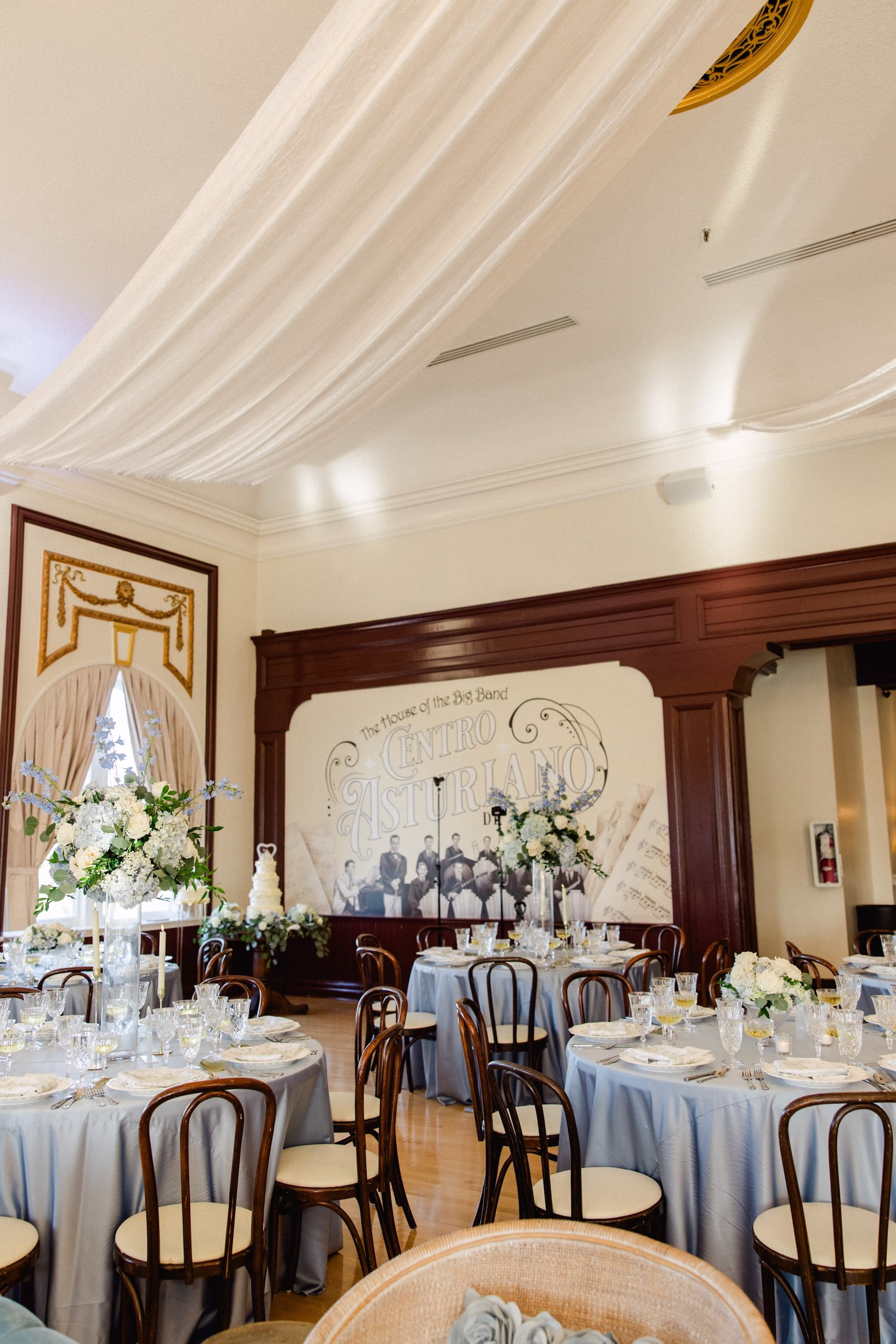 Timeless Ballroom Wedding Reception Decor Ideas | Tampa Venue Centro Asturiano de Tampa | Kate Ryan Event Rentals