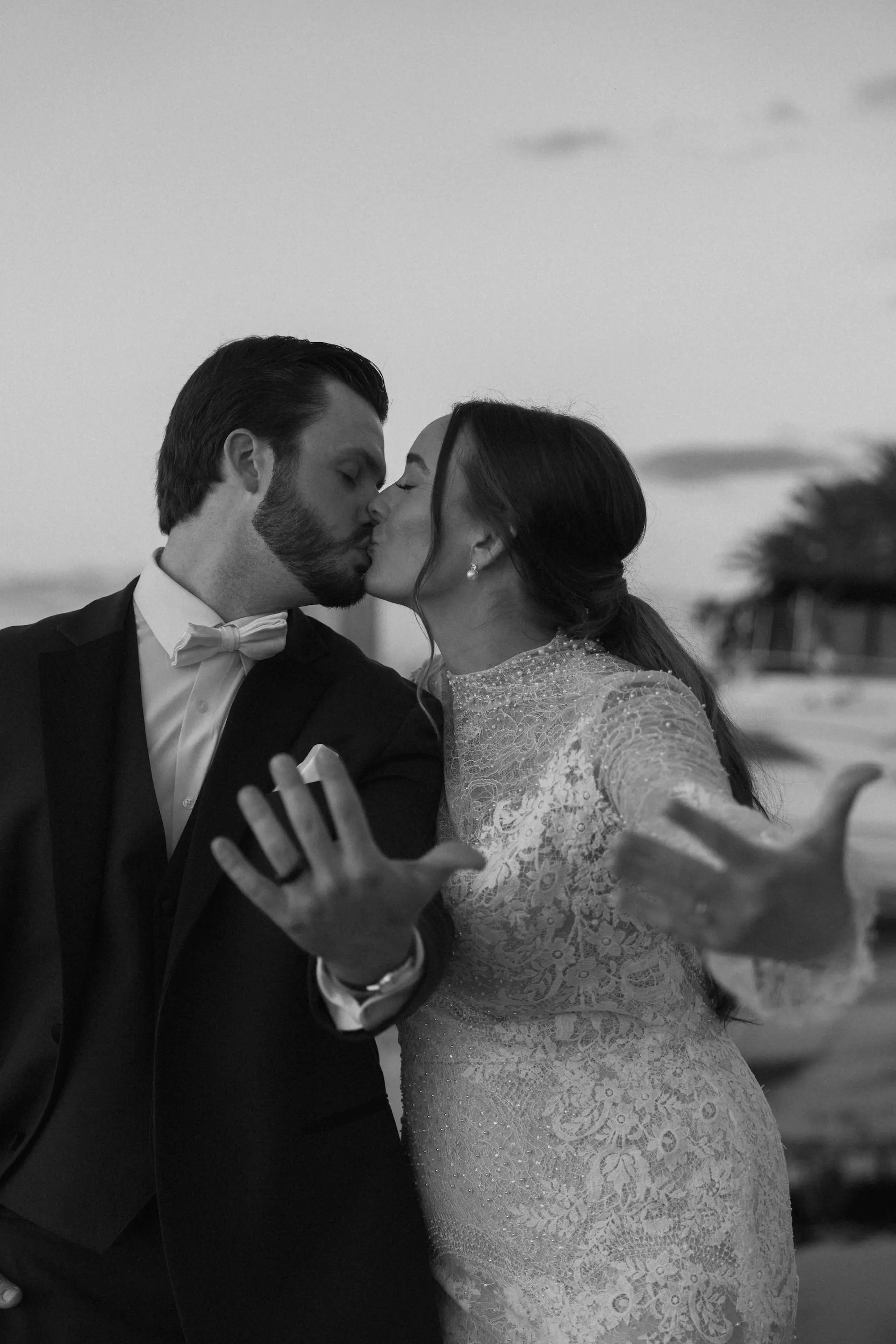 Bride and Groom Wedding Portrait | Tampa Bay Photographer Amber Yonker Photography | Videographer Pine and Forge