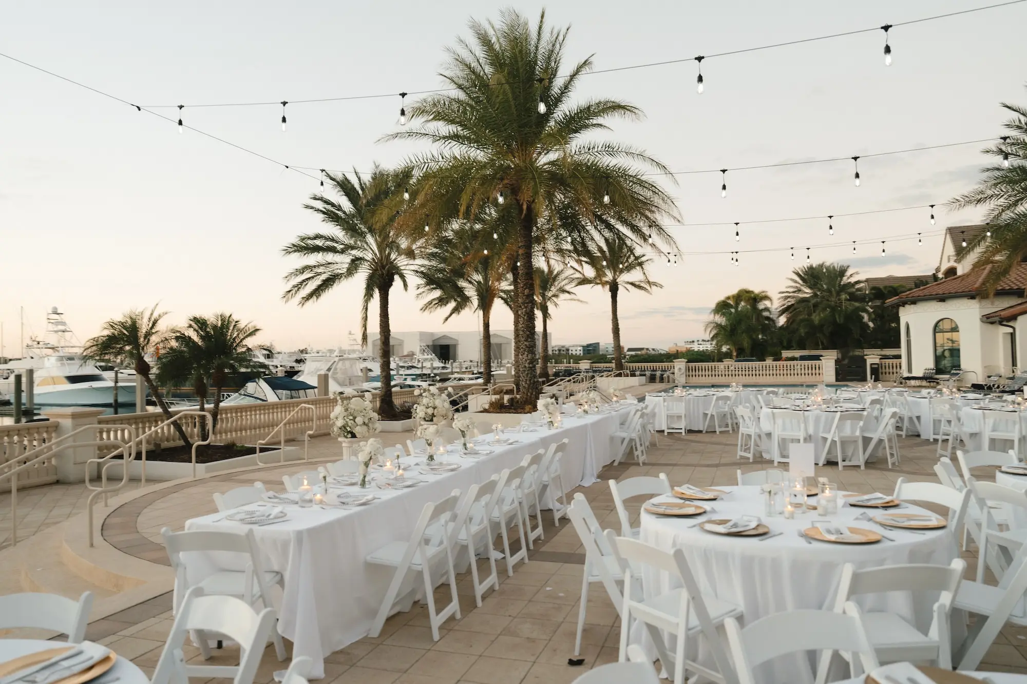 Romantic Navy and White South Tampa Wedding | Westshore Yacht Club