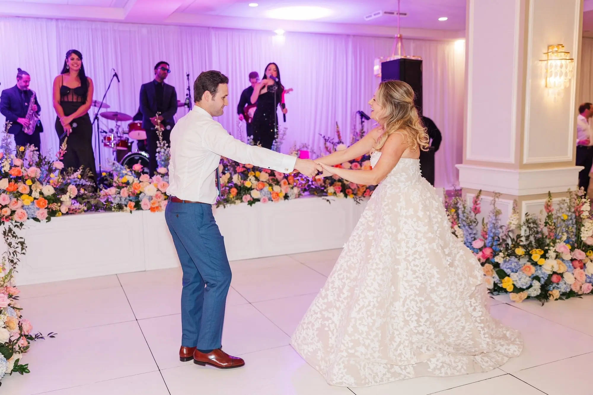 Bride and Groom First Dance Wedding Portrait | Tampa Bay Photographer Mary Anna Photography
