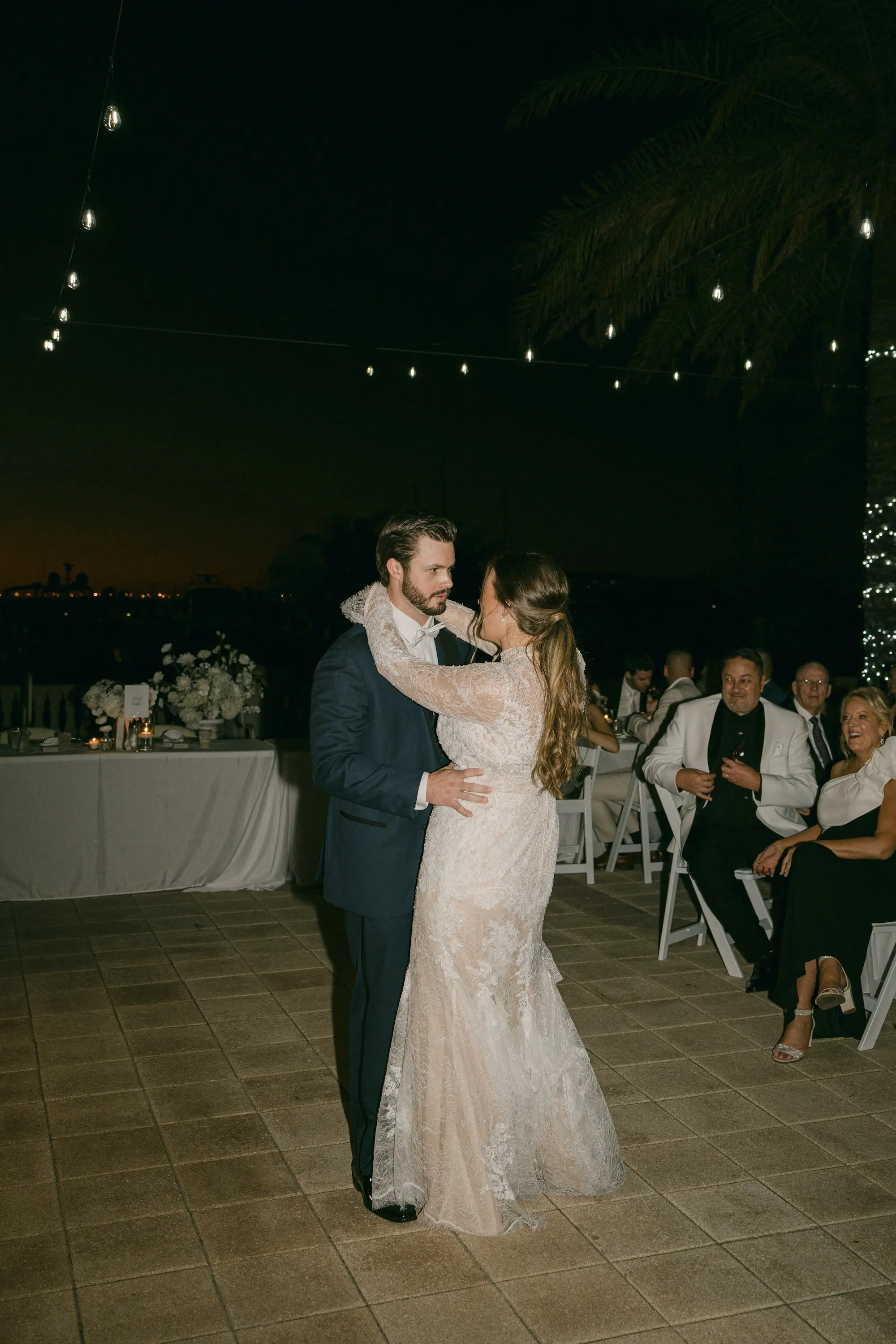 Bride and Groom First Dance Wedding Portrait | Tampa Bay DJ Company