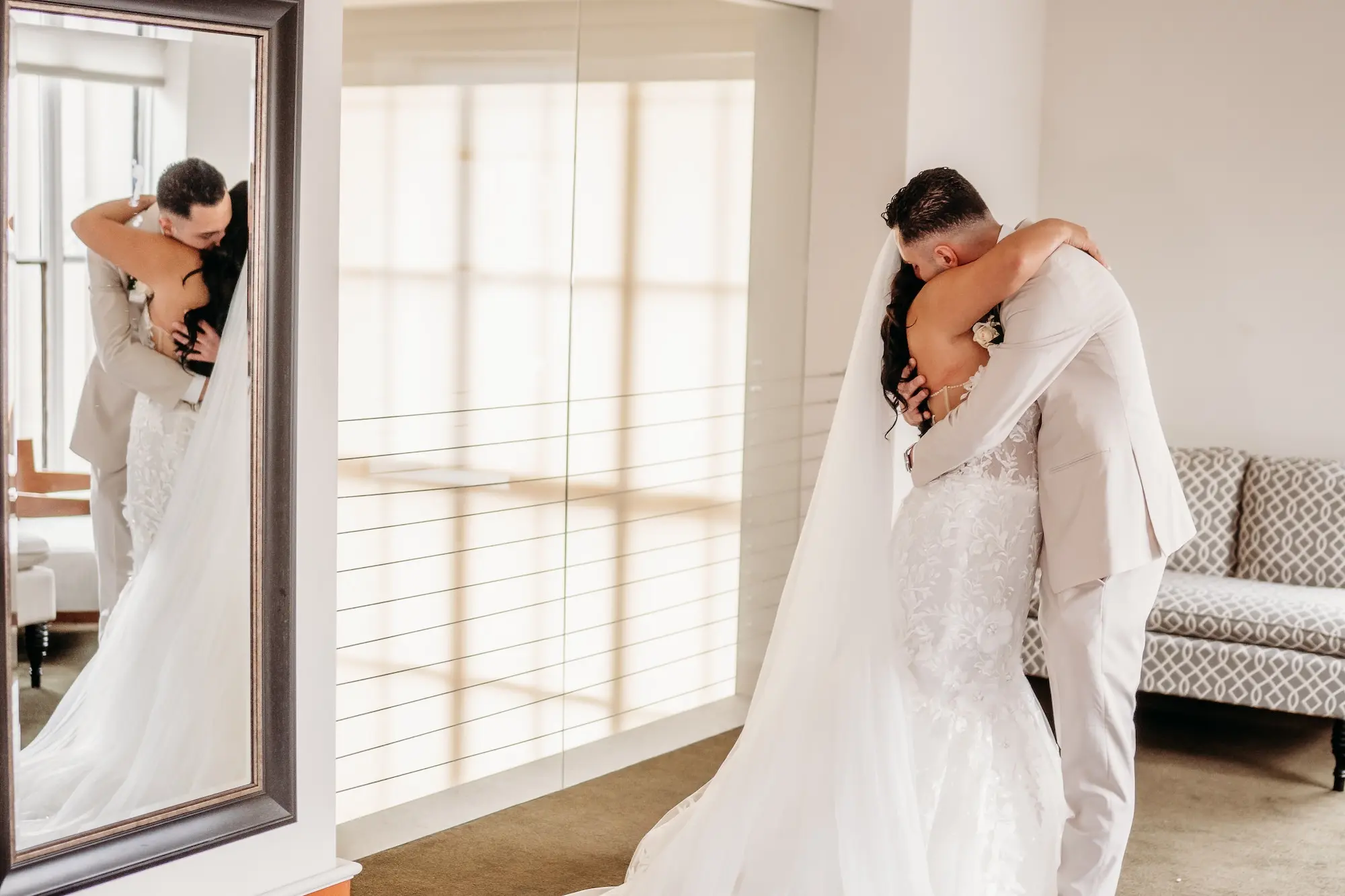 Bride and Groom Private Wedding Vow Exchange