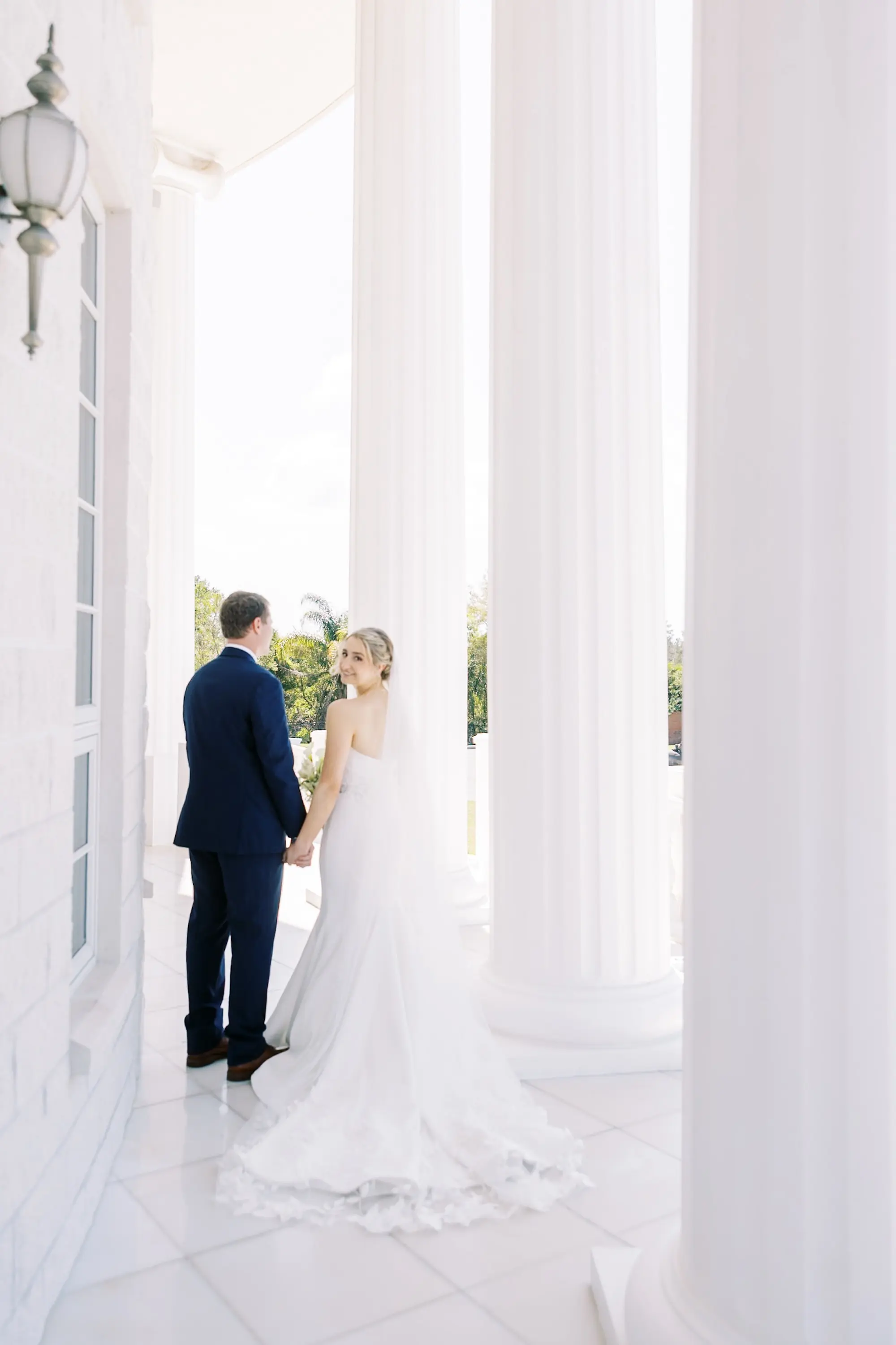 Bride and Groom Wedding Portrait | Tampa Bay Event Venue Whitehurst Gallery