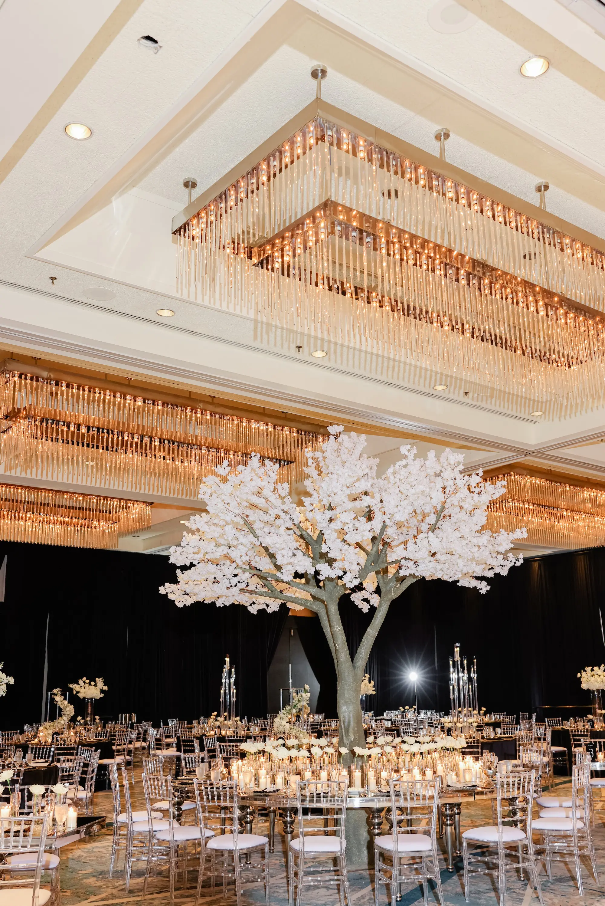 37Luxurious Cream White and Gold Ballroom Wedding Inspiration Hilton Downtown Tampa Venue - “Best Of” 2025: Wedding Receptions Part 2 Luxurious Cream, White, and Gold Ballroom Wedding Reception Decor Inspiration | Event Venue Hilton Downtown Tampa