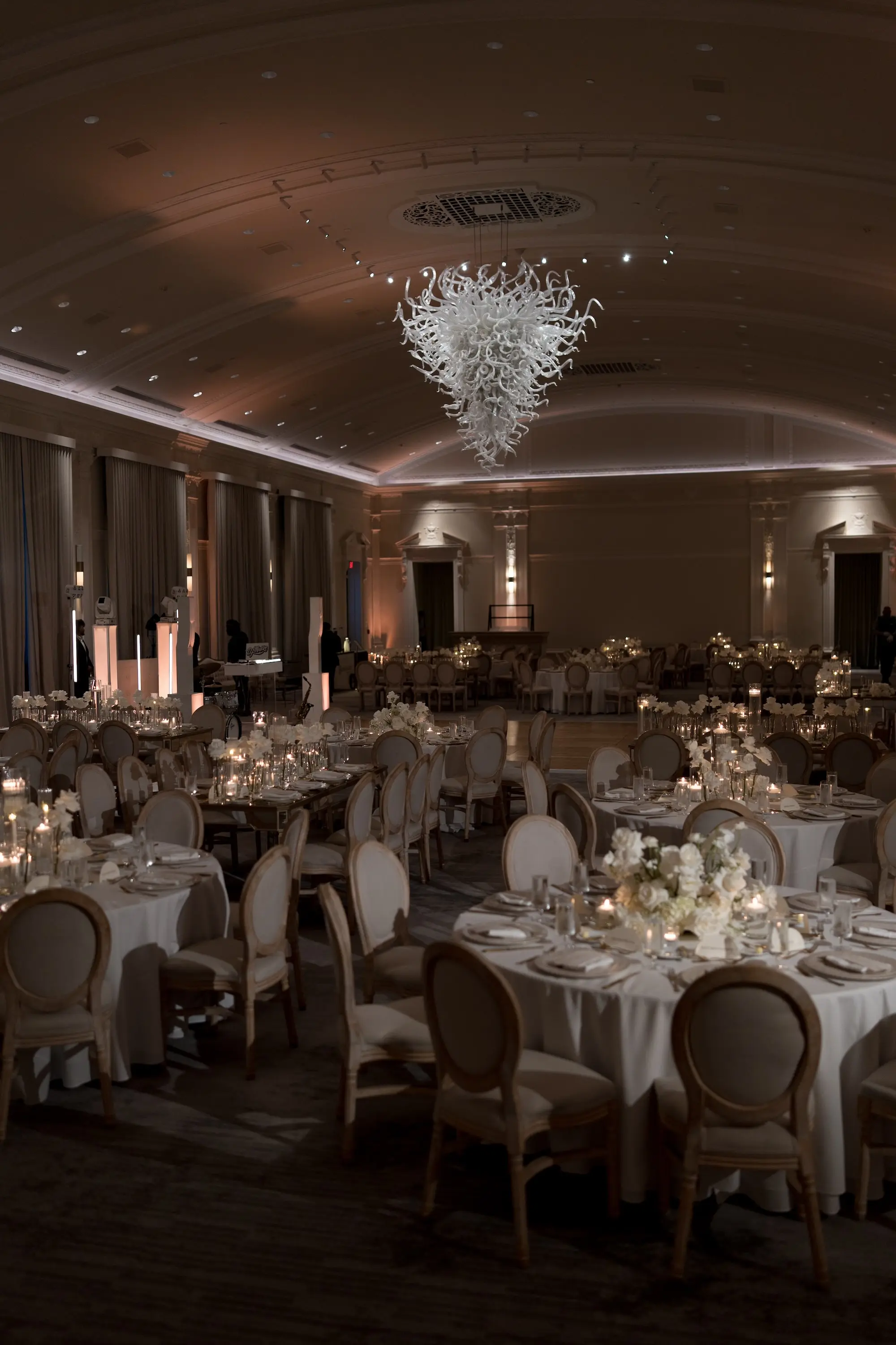 39Luxurious Ivory Neutral Ballroom Wedding Inspiration St Pete Venue The Vinoy - Luxurious, Ivory Downtown St. Pete Wedding | The Vinoy Luxurious Ivory Neutral Ballroom Wedding Reception Monochromatic Decor Inspiration | St Pete Event Venue The Vinoy