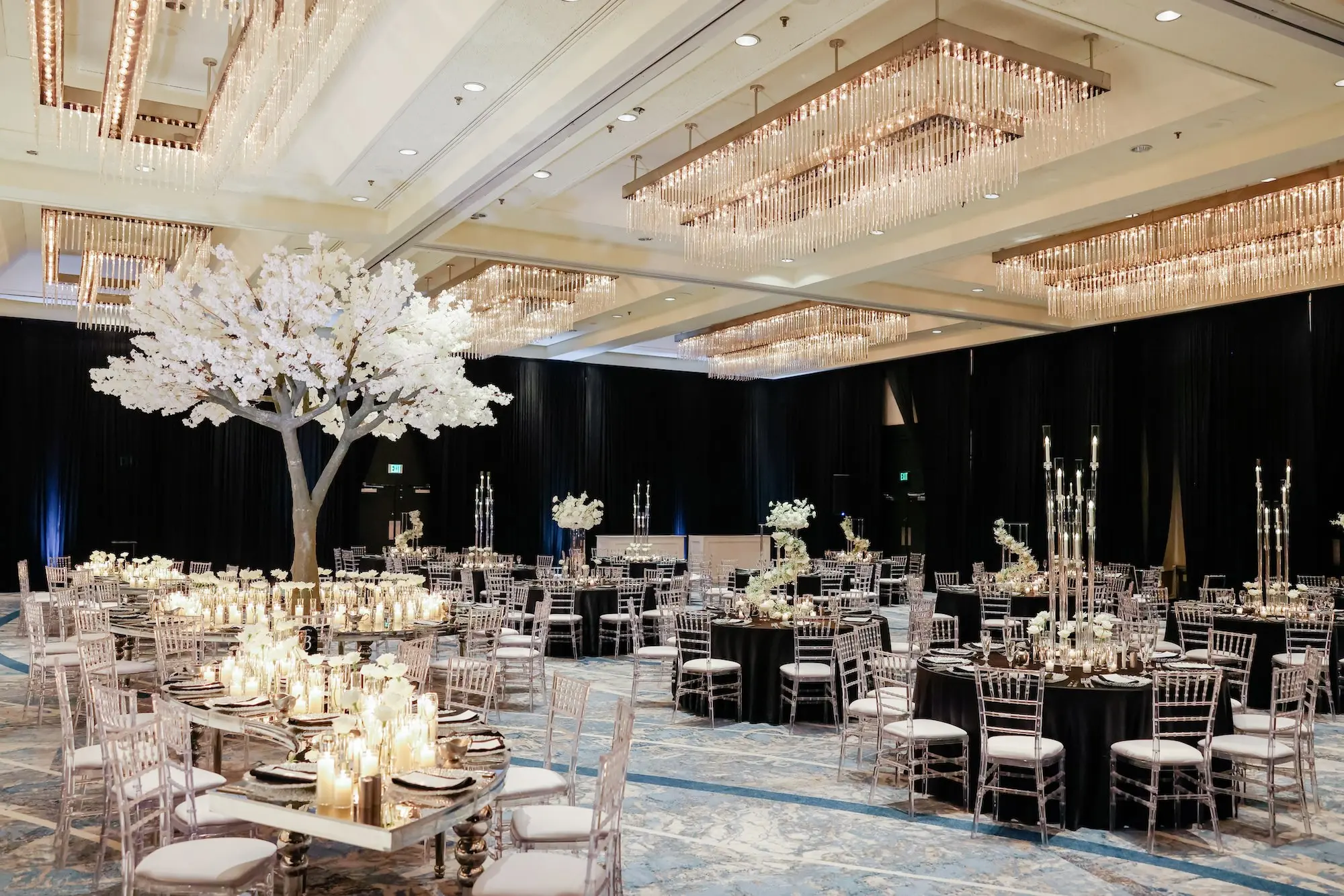 40Luxurious Cream White and Gold Ballroom Wedding Inspiration Hilton Downtown Tampa Venue - “Best Of” 2025: Wedding Receptions Part 2 Luxurious Cream, White, and Gold Ballroom Wedding Reception Decor Inspiration | Event Venue Hilton Downtown Tampa | Planner Special Moments Event Planning