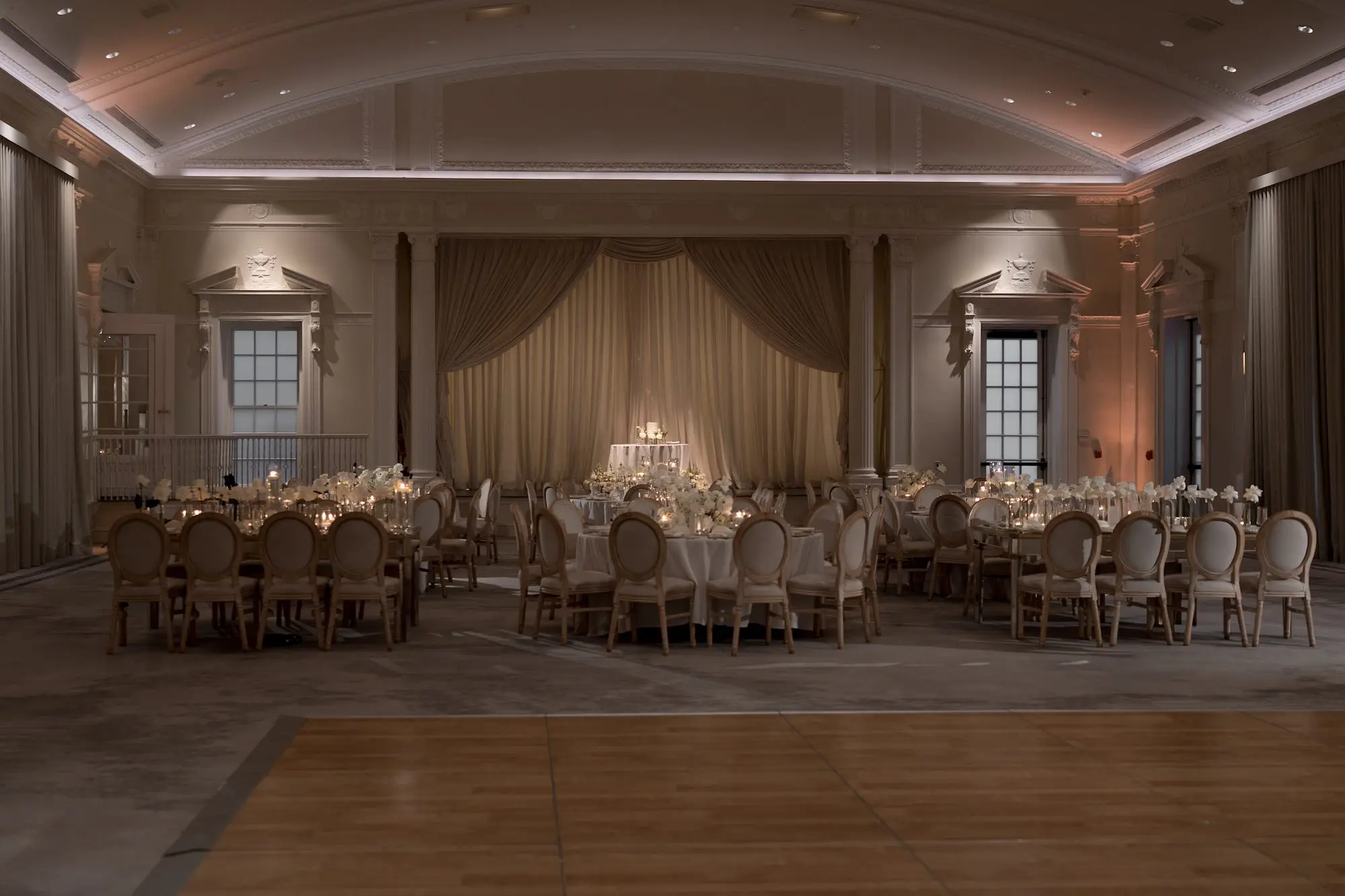 43Luxurious Ivory Neutral Ballroom Wedding Inspiration St Pete Venue The Vinoy - Luxurious, Ivory Downtown St. Pete Wedding | The Vinoy Luxurious Ivory Neutral Ballroom Wedding Reception Decor Ideas | St Pete Event Venue The Vinoy