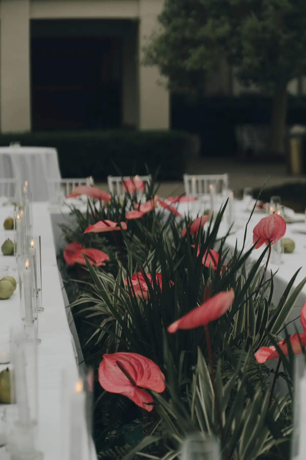 Vintage Italian Inspired Central Florida Garden Wedding Reception Centerpiece Decor Ideas