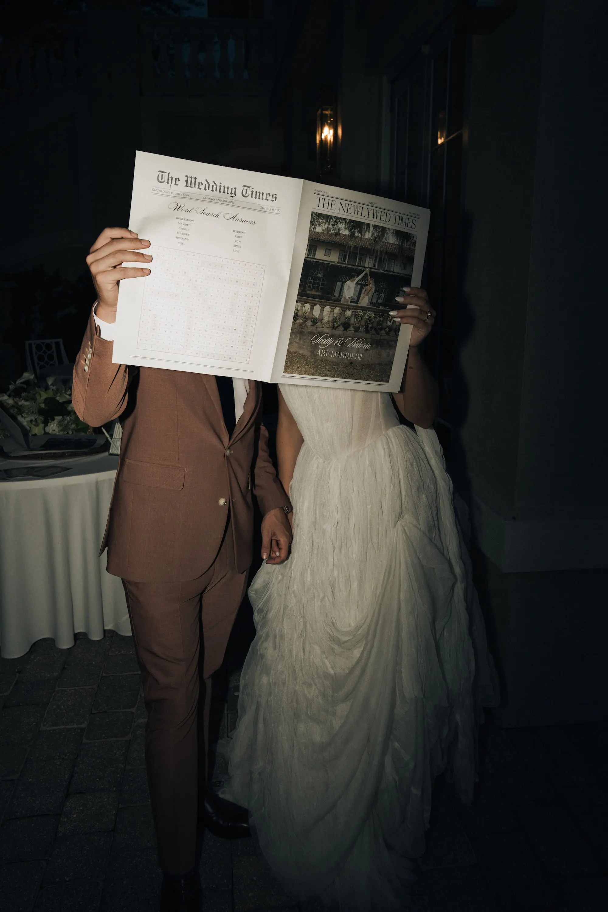 Bride and Groom Wedding Portrait | Central Florida Photographer Amber Yonker Photography