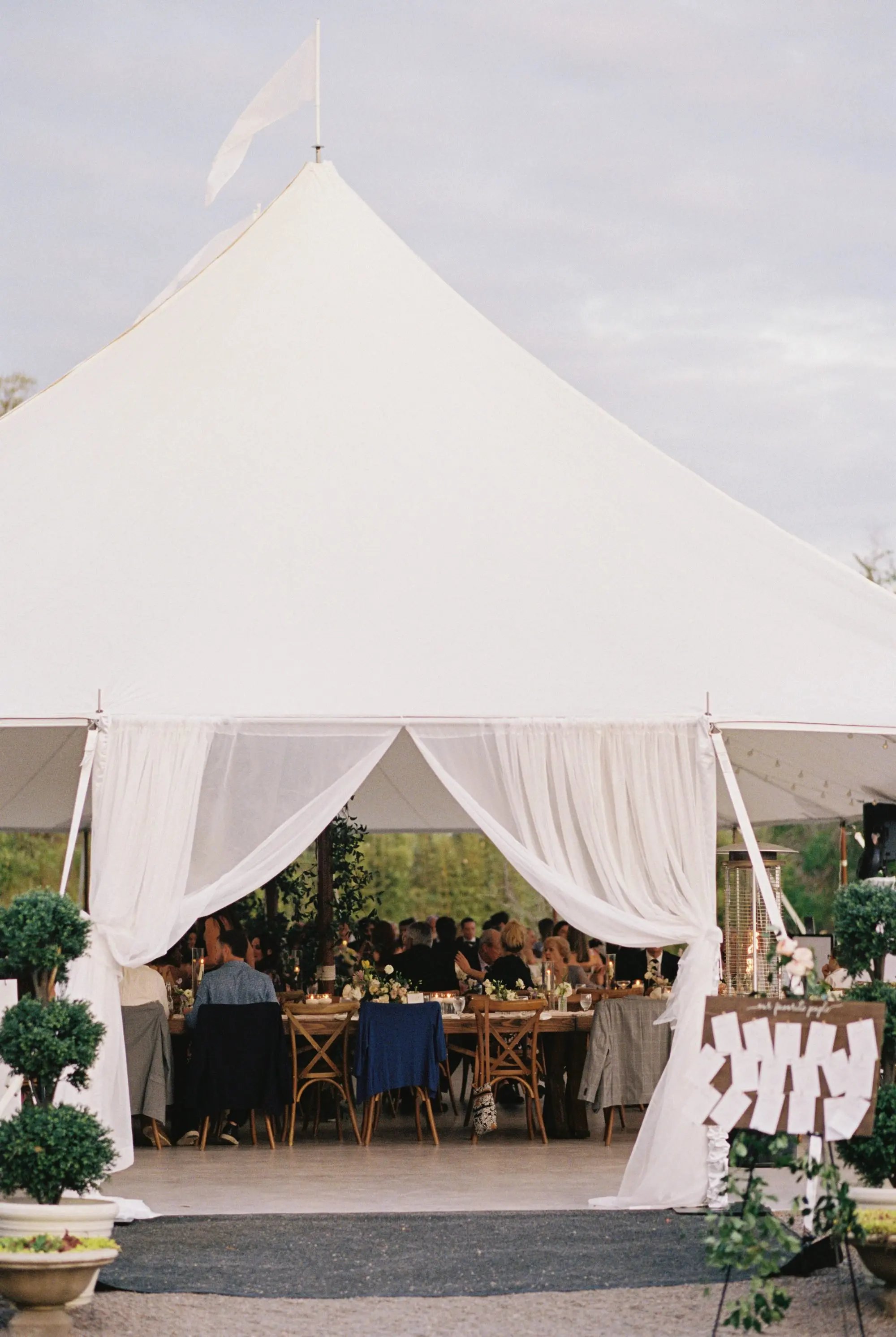 Romantic Pastel Tented Outdoor Garden Wedding Reception Inspiration | Tampa Bay Event Venue Mill Pond Estate