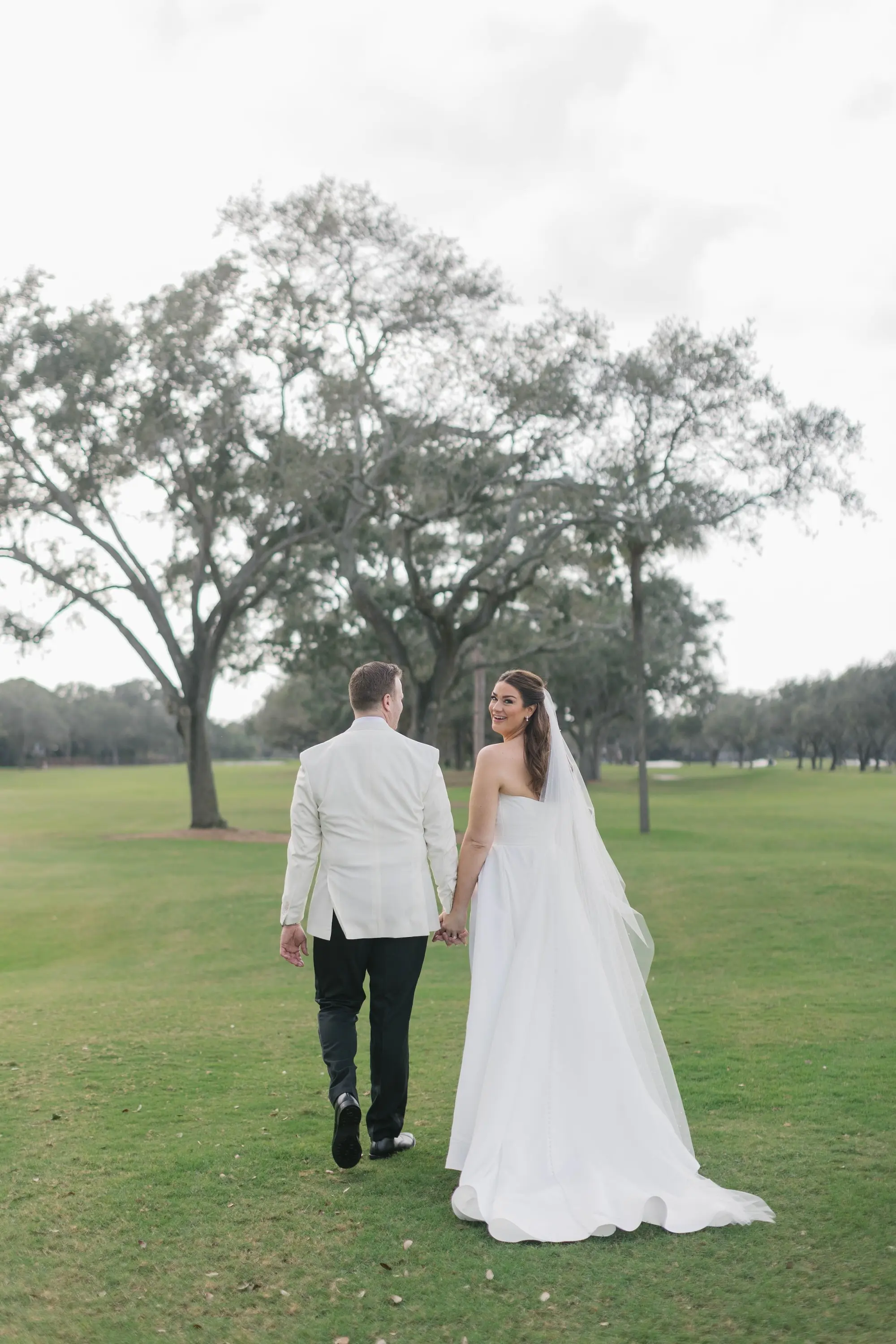Bride and Groom Frist Look Wedding Portrait