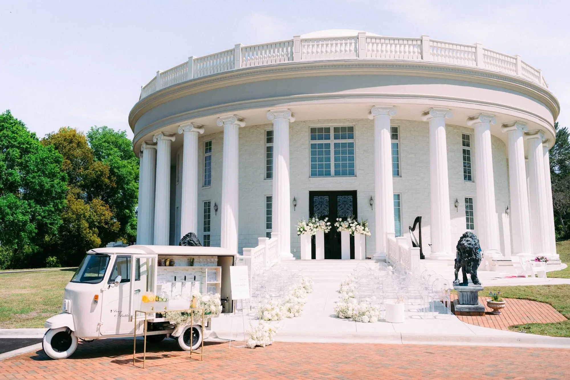 Classic White and Gold Tarpon Springs Wedding | Whitehurst Gallery