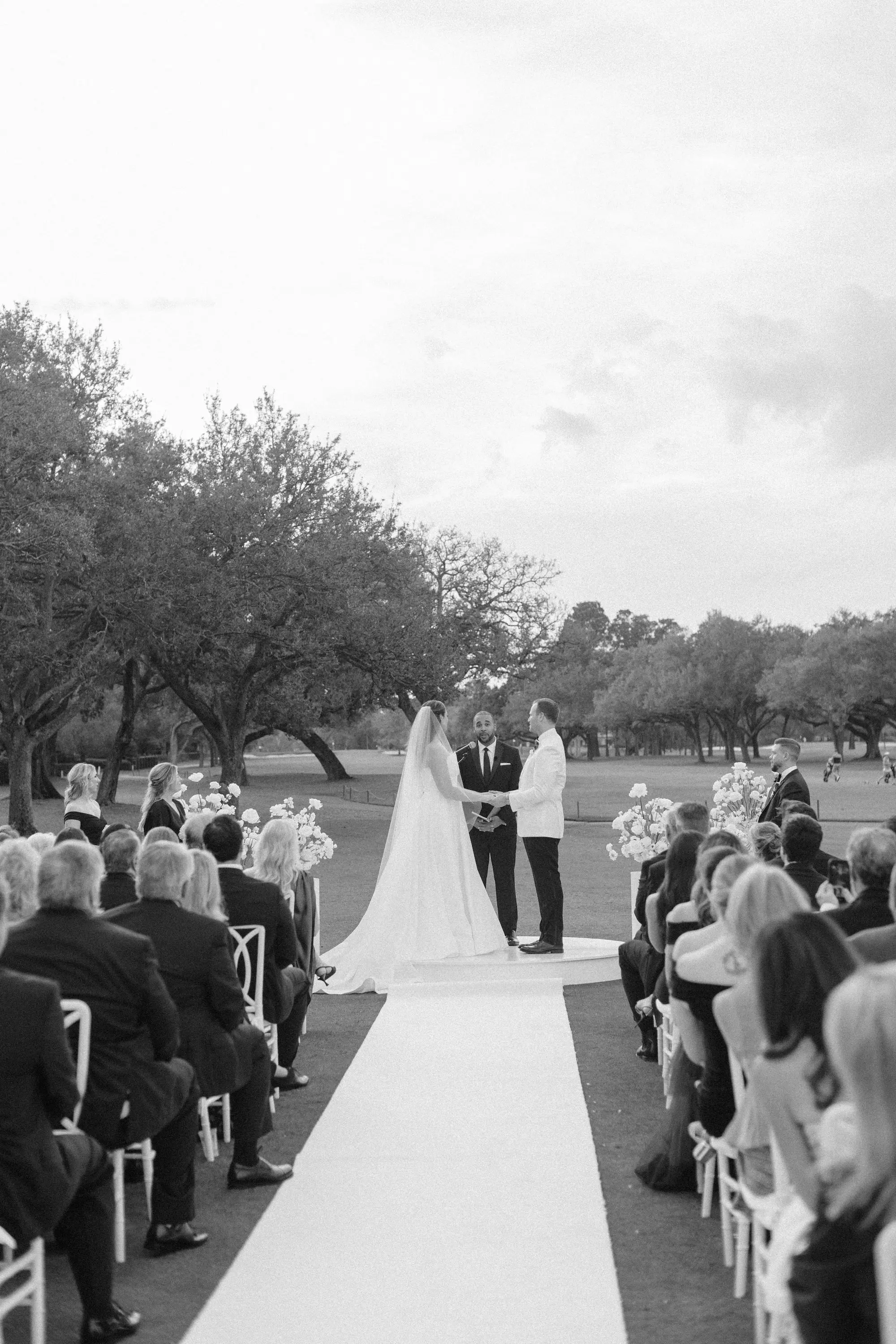 Luxurious Modern Romantic Black and White Wedding Ceremony Ideas | Tampa Bay Event Venue Palma Ceia Golf and Country Club