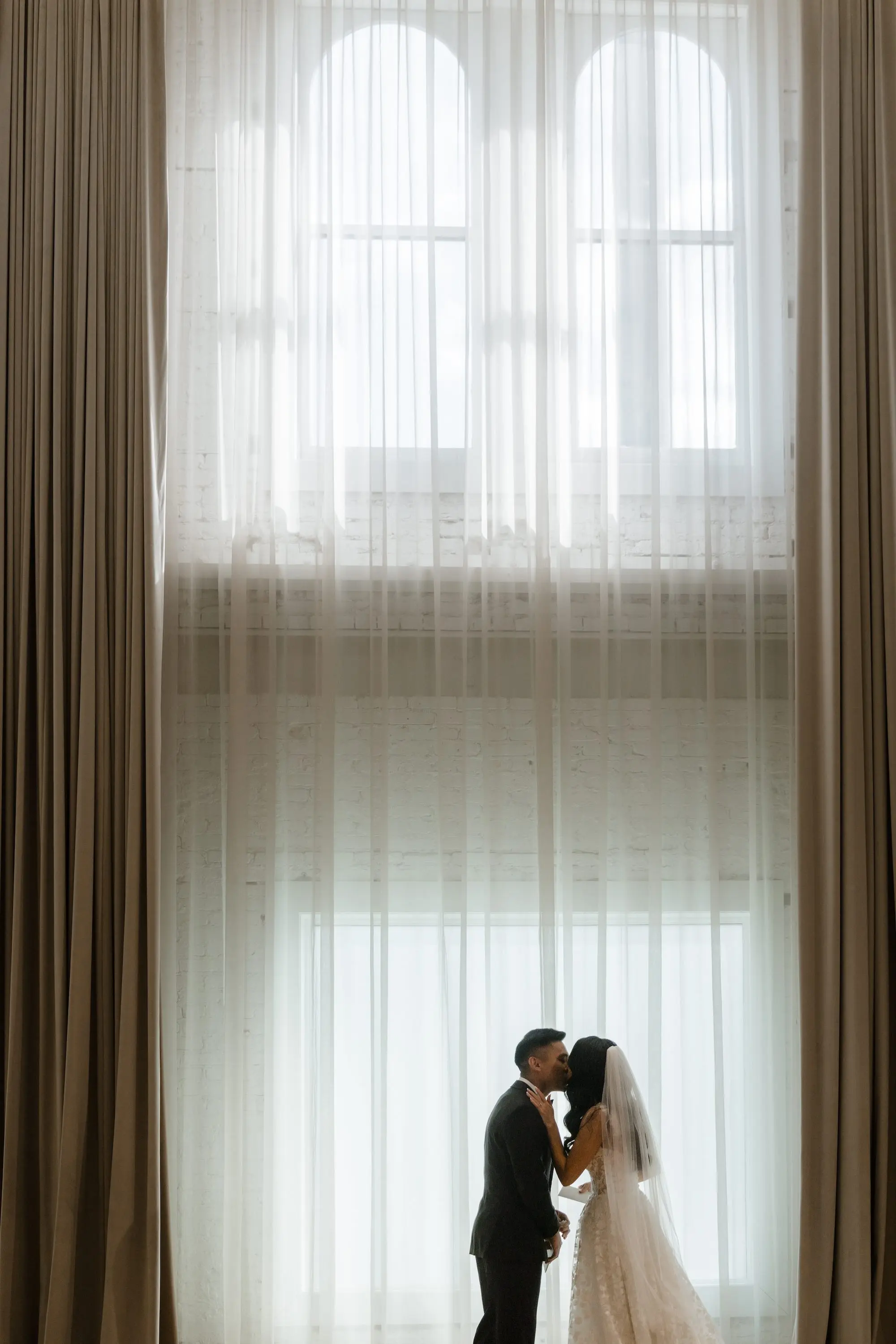 20Modern Romantic Wedding Inspiration Tampa Venue Hotel Haya - “Best Of” 2025: Wedding Portraits Bride and Groom First Look Wedding Portrait | Tampa Bay Photographer Evoke Photo and Film