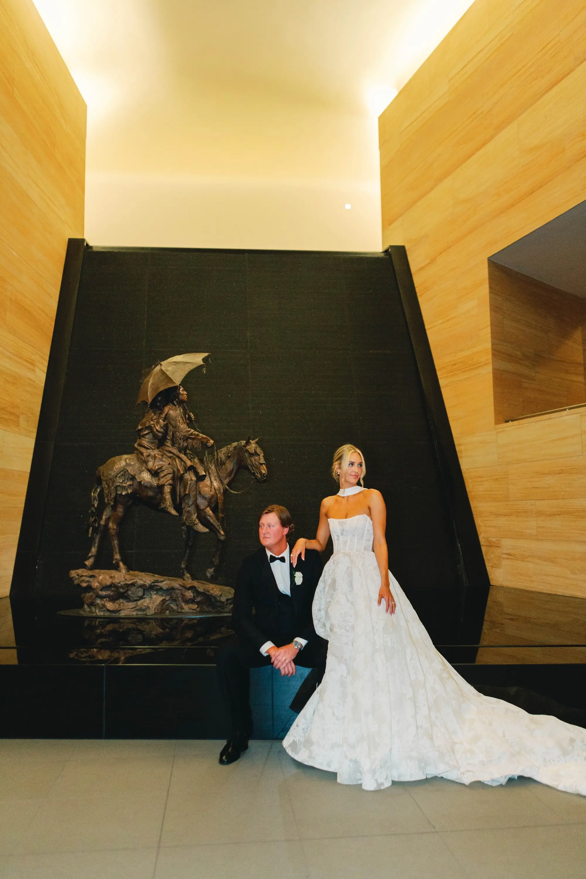 24Classic White and Green Wedding Ideas St Pete Venue The James Musuem - Classic, White and Green St. Pete Wedding | The James Museum of Western & Wildlife Art Bride and Groom Wedding Portrait at St. Pete Wedding Venue The James Museum