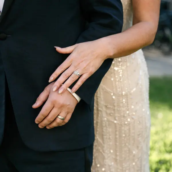 Bride and Groom Wedding Portrait
