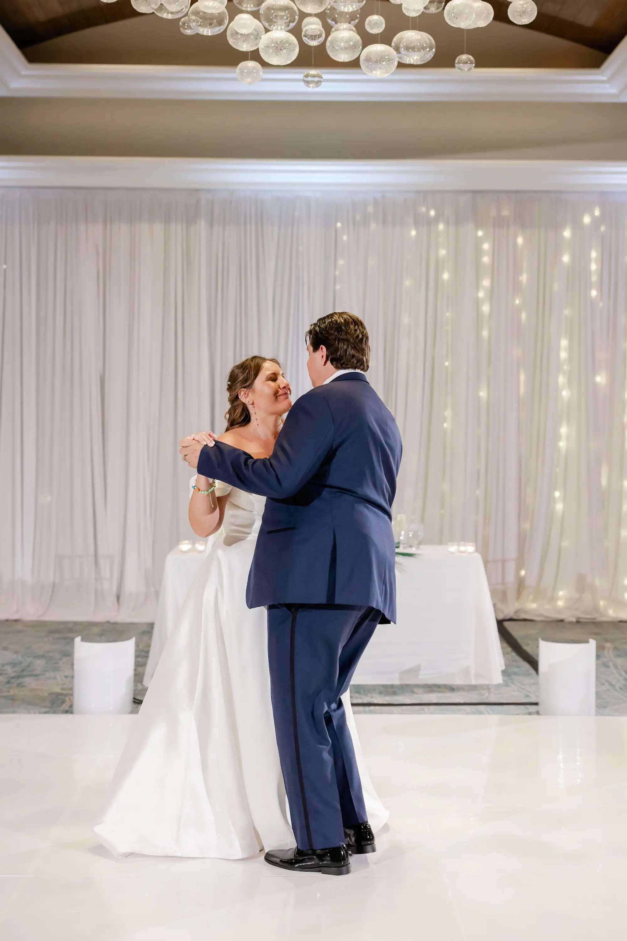 Bride and Groom First Dance Wedding Portrait | DJ Grant Hemond and Associates | St Pete Photographer Lifelong Photography Studio