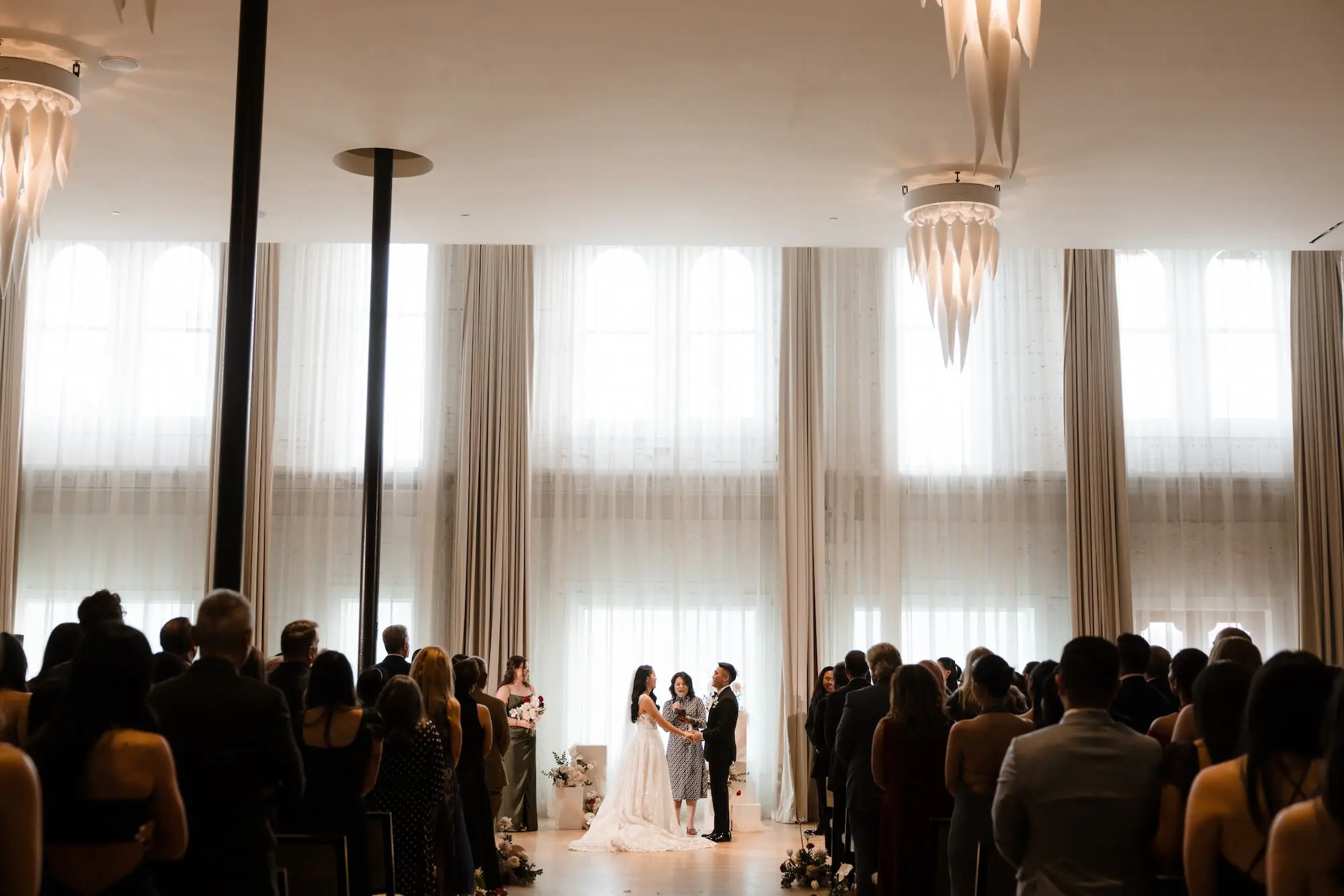 35Modern Romantic Wedding Inspiration Tampa Venue Hotel Haya - Modern, Moody Fall Ybor City Wedding | Hotel Haya Bride and Groom Wedding Ceremony Vow Exchange Wedding | Tampa Bay Photographer Evoke Photo and Film | Venue Hotel Haya