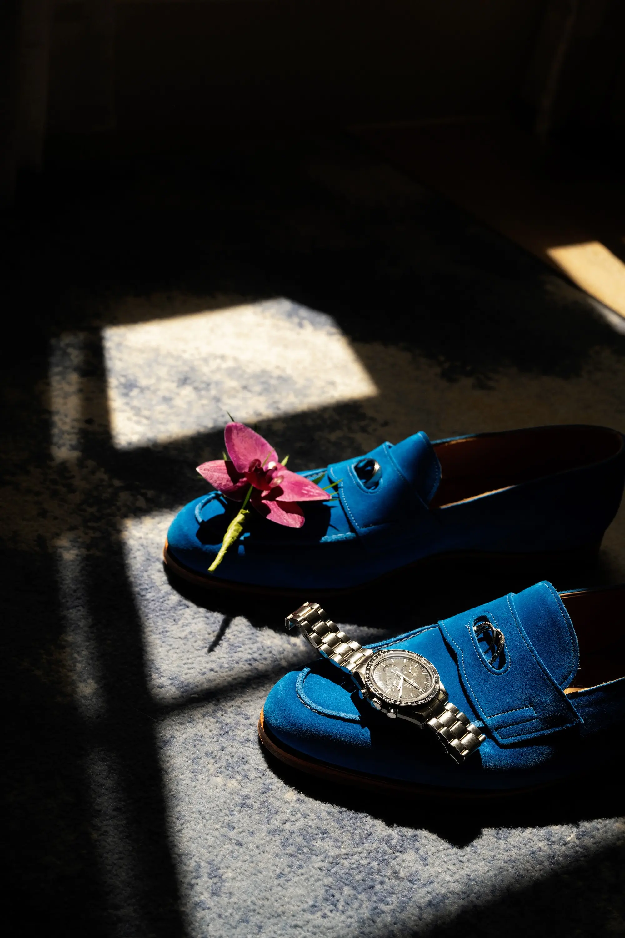 Groom Blue Wedding Shoe Ideas