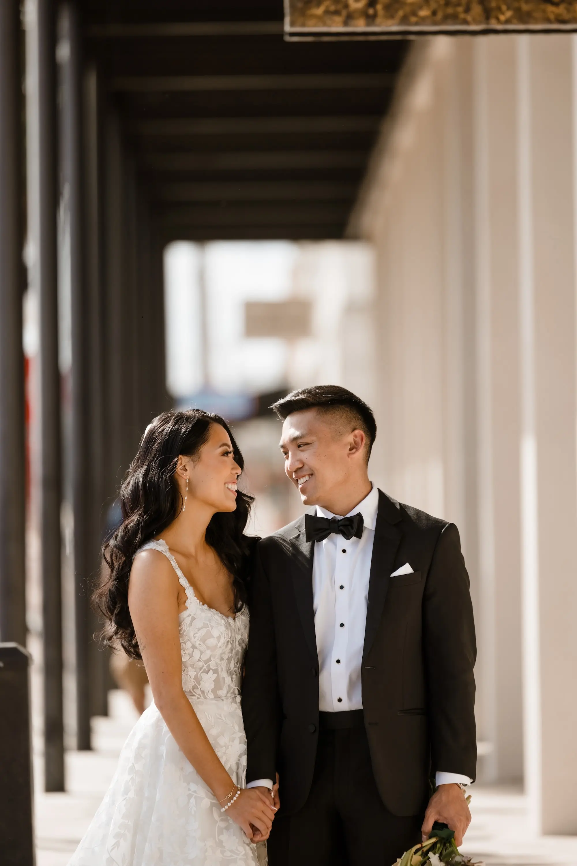 42Modern Romantic Wedding Inspiration - “Best Of” 2025: Wedding Portraits Bride and Groom Wedding Portrait | Soft Curls Bridal Hair inspiration | Tampa Bay Photographer Evoke Photo and Film | Hotel Haya
