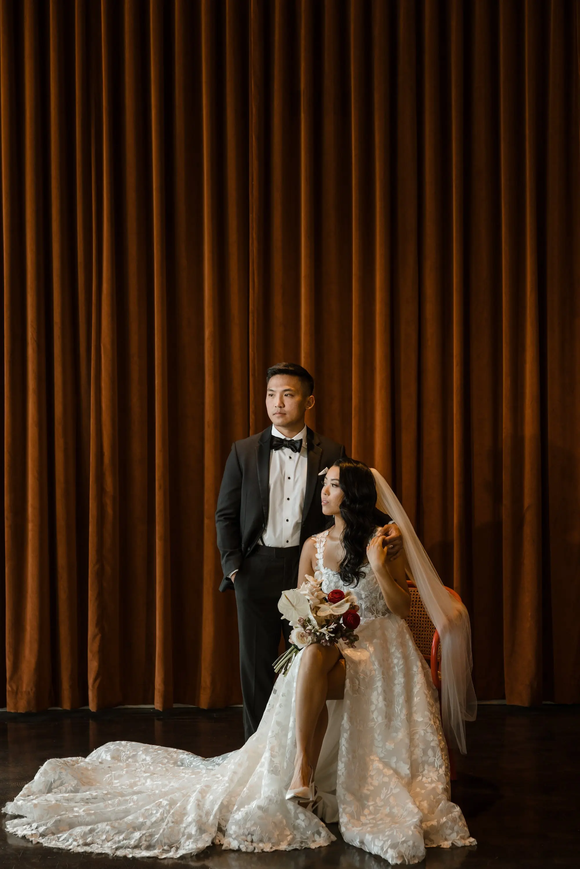 47Modern Romantic Wedding Inspiration Tampa Venue Hotel Haya - Modern, Moody Fall Ybor City Wedding | Hotel Haya Bride and Groom Wedding Portrait | Tampa Bay Photographer Evoke Photo and Film | Venue Hotel Haya