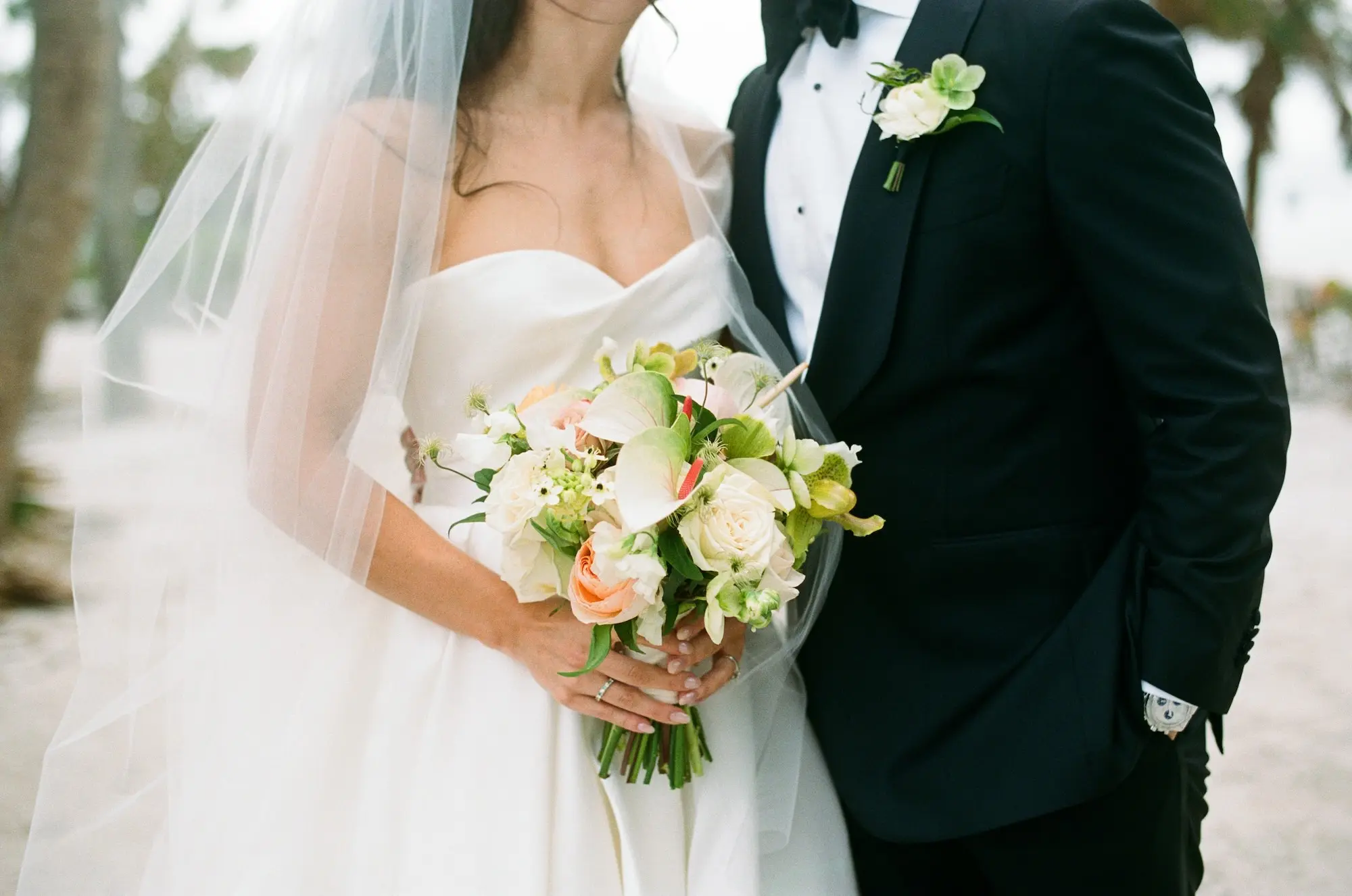 Bride and Groom Wedding Portrait