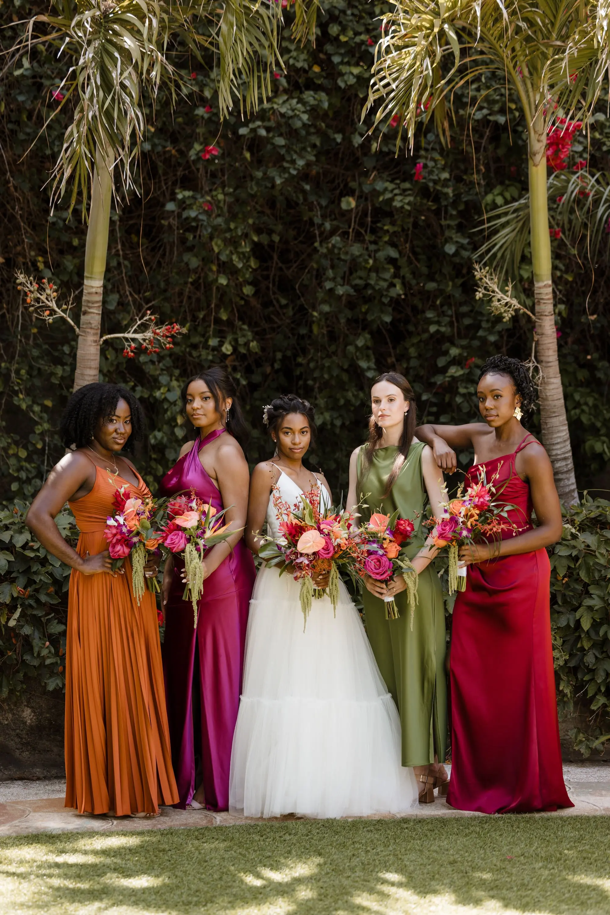 Tropical, Jewel-Toned St. Pete Wedding | Sunken Gardens