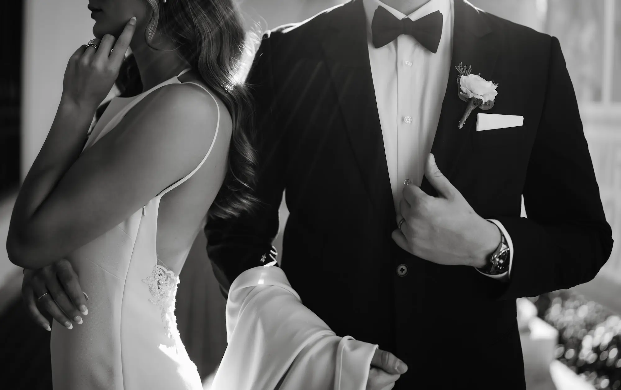Bride and Groom First Look Wedding Portrait | Tampa Bay Photographer Sabrina Autumn Photography