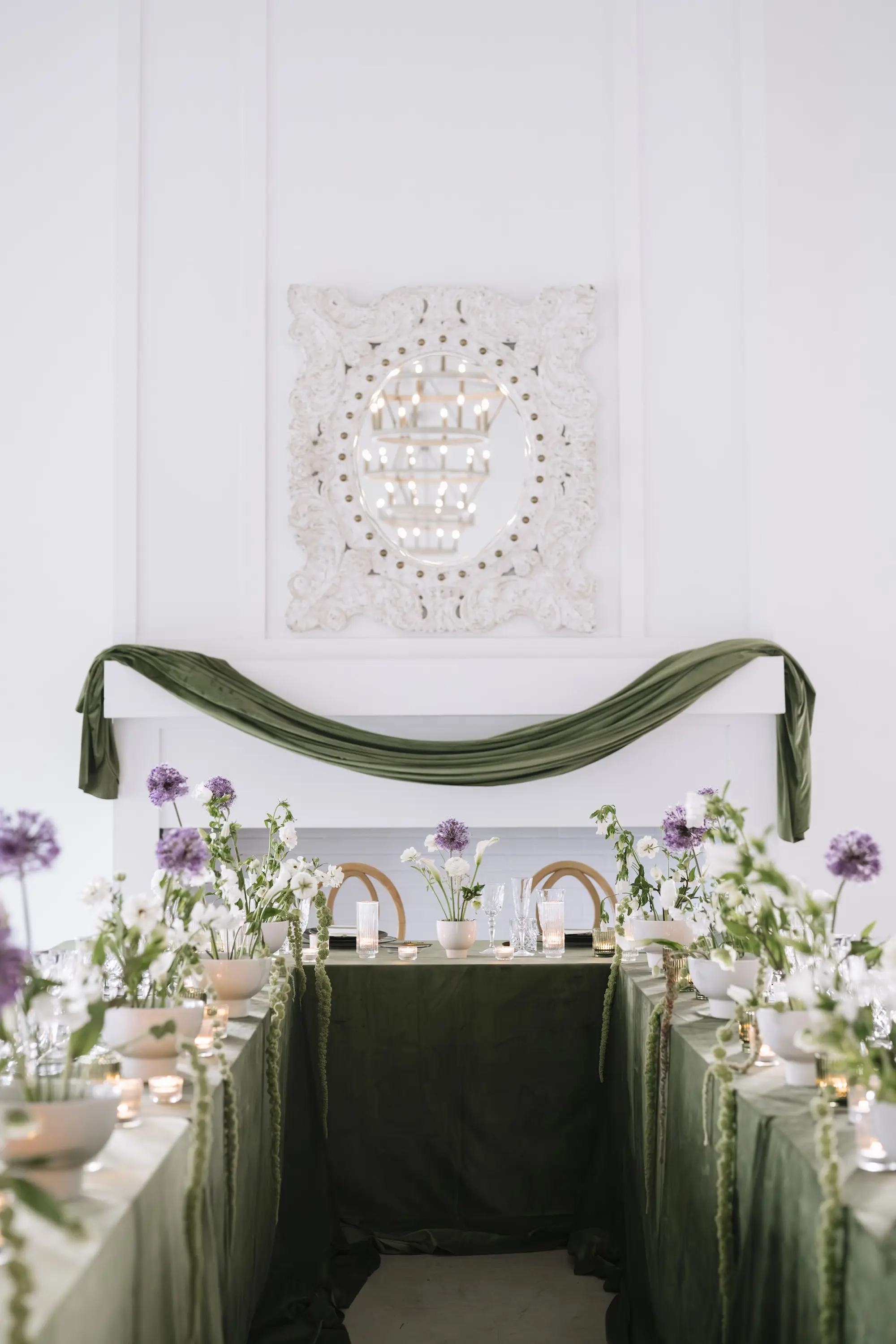25Modern Garden Party Inspired Wedding Ideas - “Best Of” 2025: Wedding Receptions Part 2 Modern Green Garden Party Wedding Reception Tablescape Place Setting Decor Inspiration