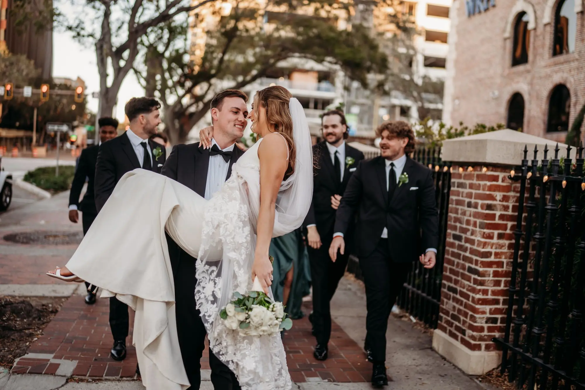 Bride and Groom Wedding Portrait