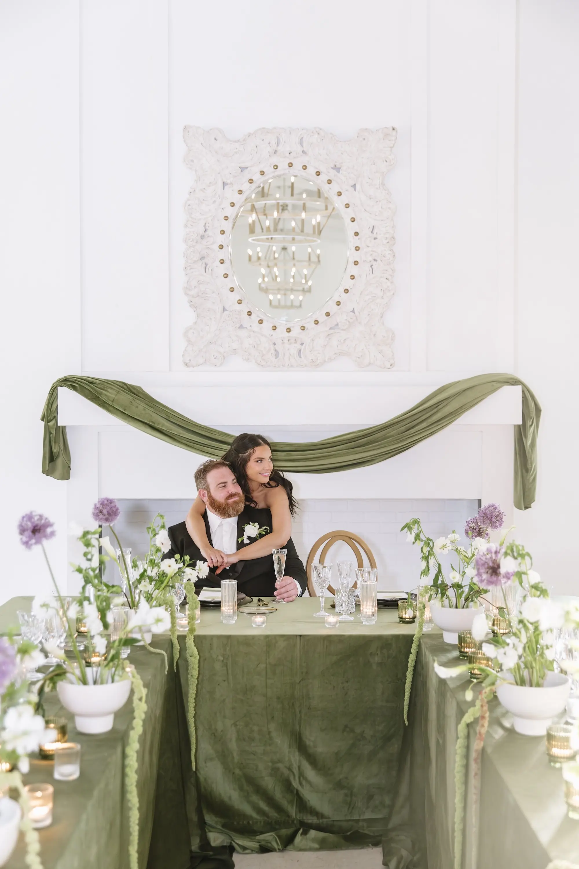 30Modern Garden Party Inspired Wedding Ideas - “Best Of” 2025: Wedding Receptions Part 2 Bride and Groom Wedding Portrait | Tampa Bay Videographer Pine and Forge