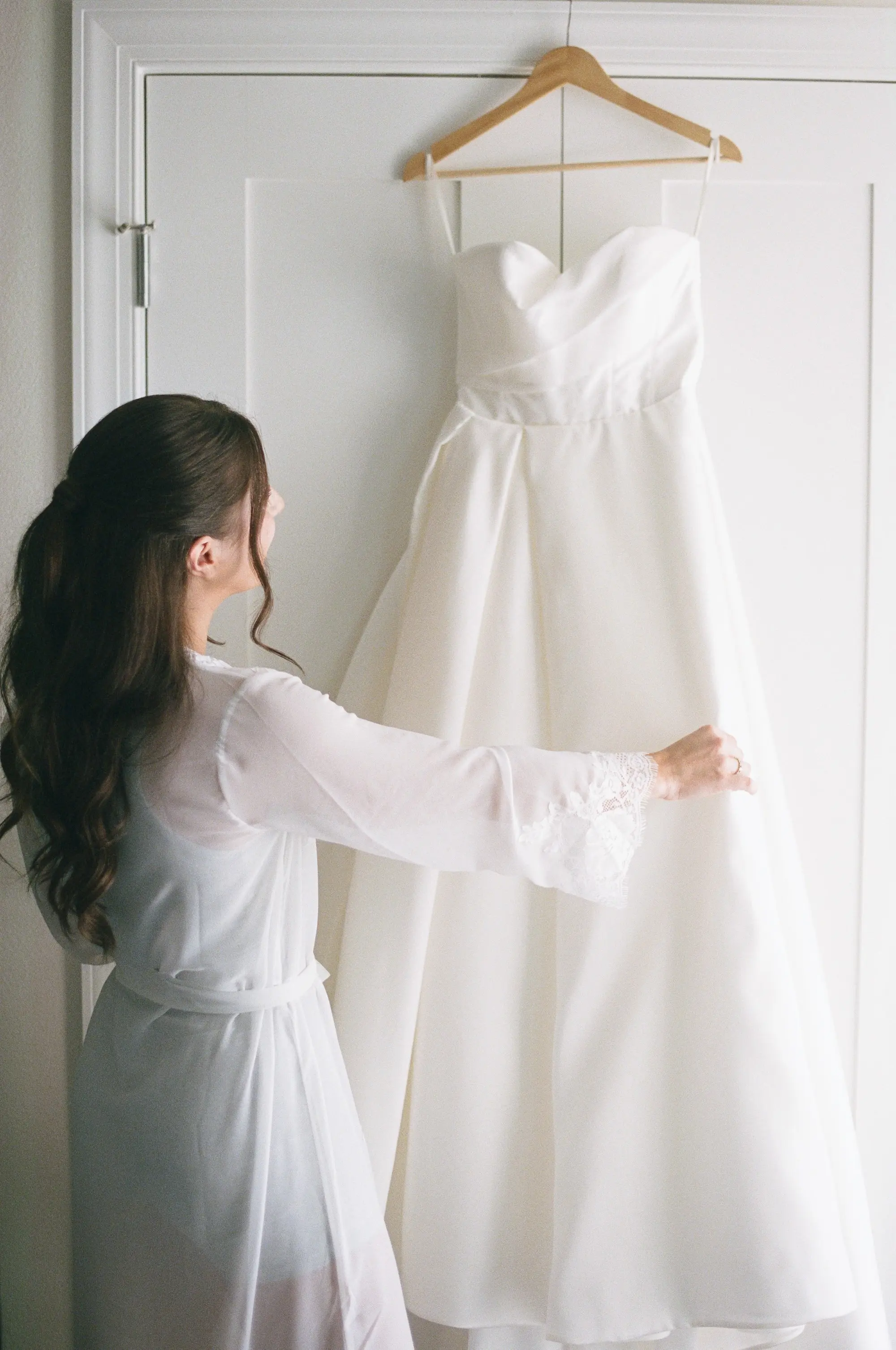White Enura Bridal Wedding Dress Inspiration
