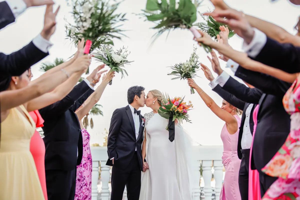 12Luxurious Vibrant Tropical Florida Wedding - Vibrant, Tropical St. Pete Beach Wedding | The Don CeSar Bride and Groom Wedding Portrait | Tampa Bay Photographer Lifelong Photography Studio