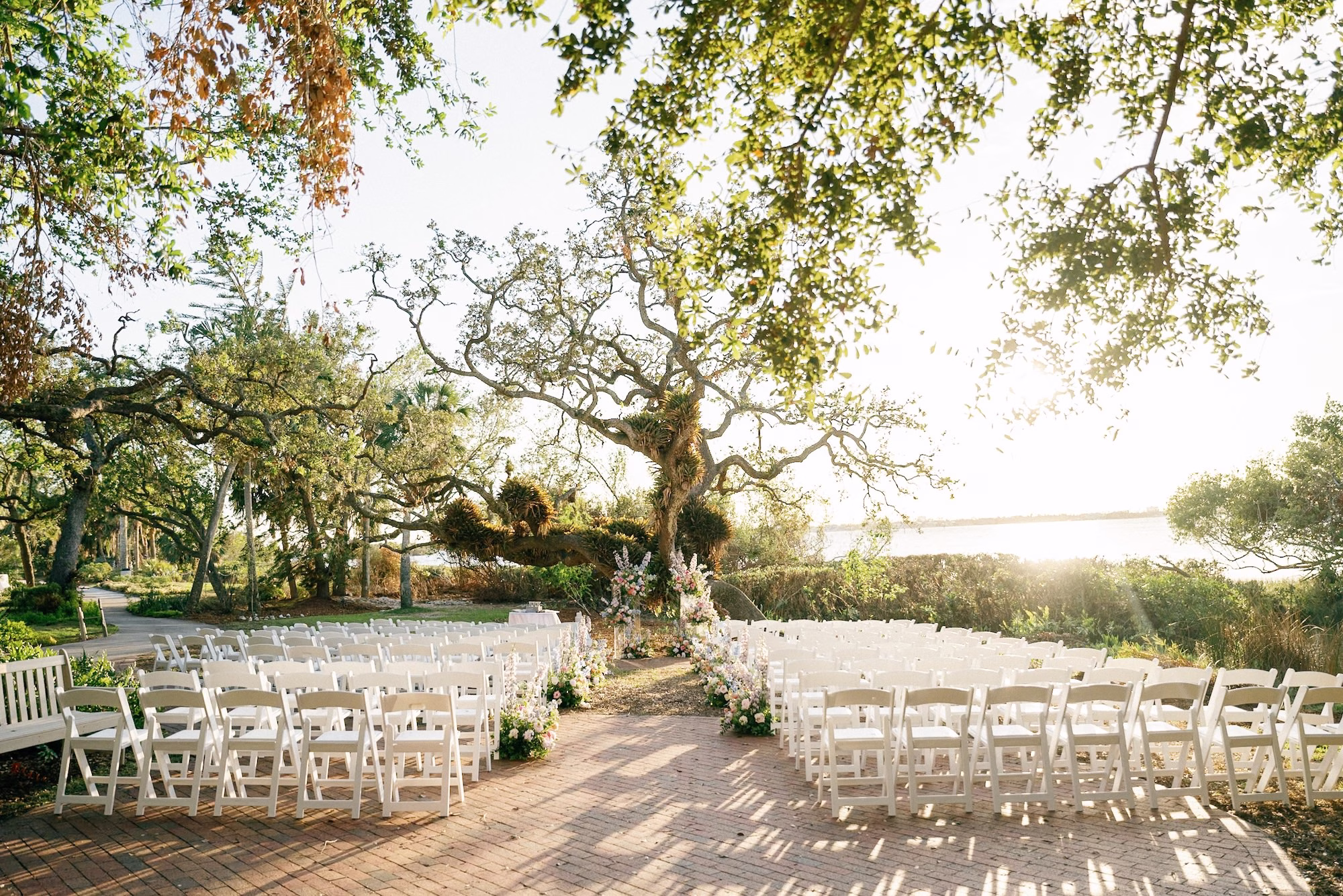Whimsical Romantic Pastel Wedding Ceremony Decor Inspiration | Sarasota Event Venue Marie Selby Botanical Gardens | Planner MDP Events