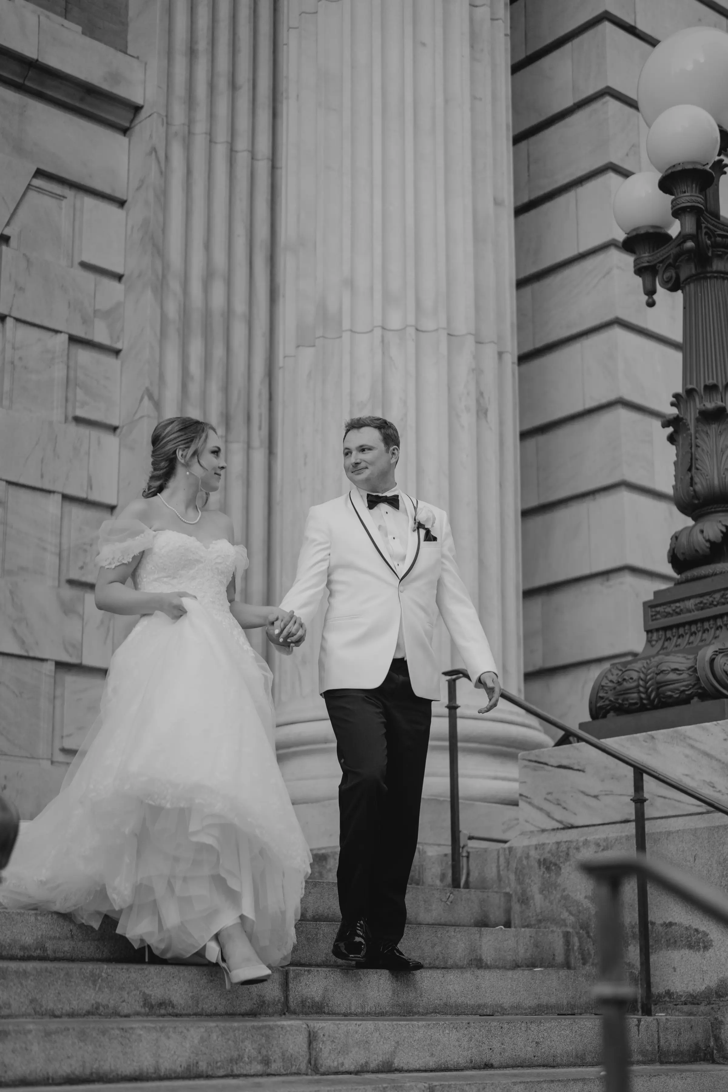 22Classic White Wedding Decor Ideas - Classic, White Downtown Tampa Wedding | Le Méridien Bride and Groom Just Married Wedding Portrait | Tampa Bay Photographer We The Blackwells