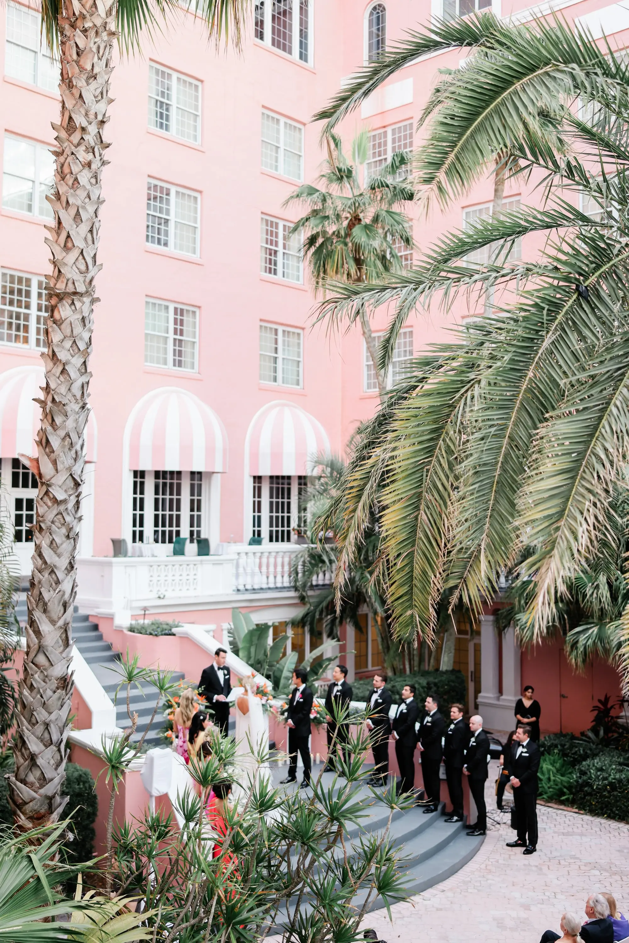 22Luxurious Vibrant Tropical Florida Wedding St Pete Venue The Don CeSar - Vibrant, Tropical St. Pete Beach Wedding | The Don CeSar Luxurious Vibrant Tropical Florida Wedding Ceremony Decor Ideas | Tampa Bay Event Venue The Don CeSar