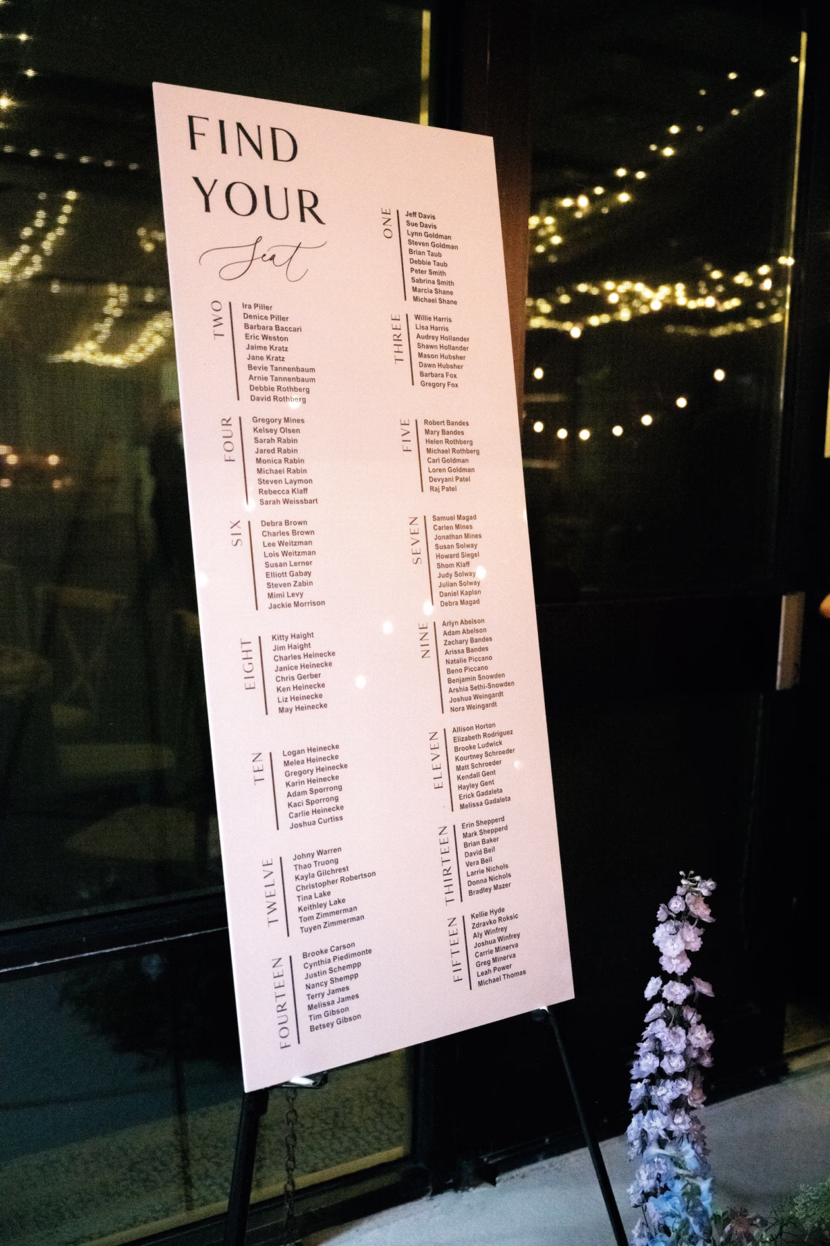 Whimsical Romantic Wedding Reception Seating Chart Display Inspiration