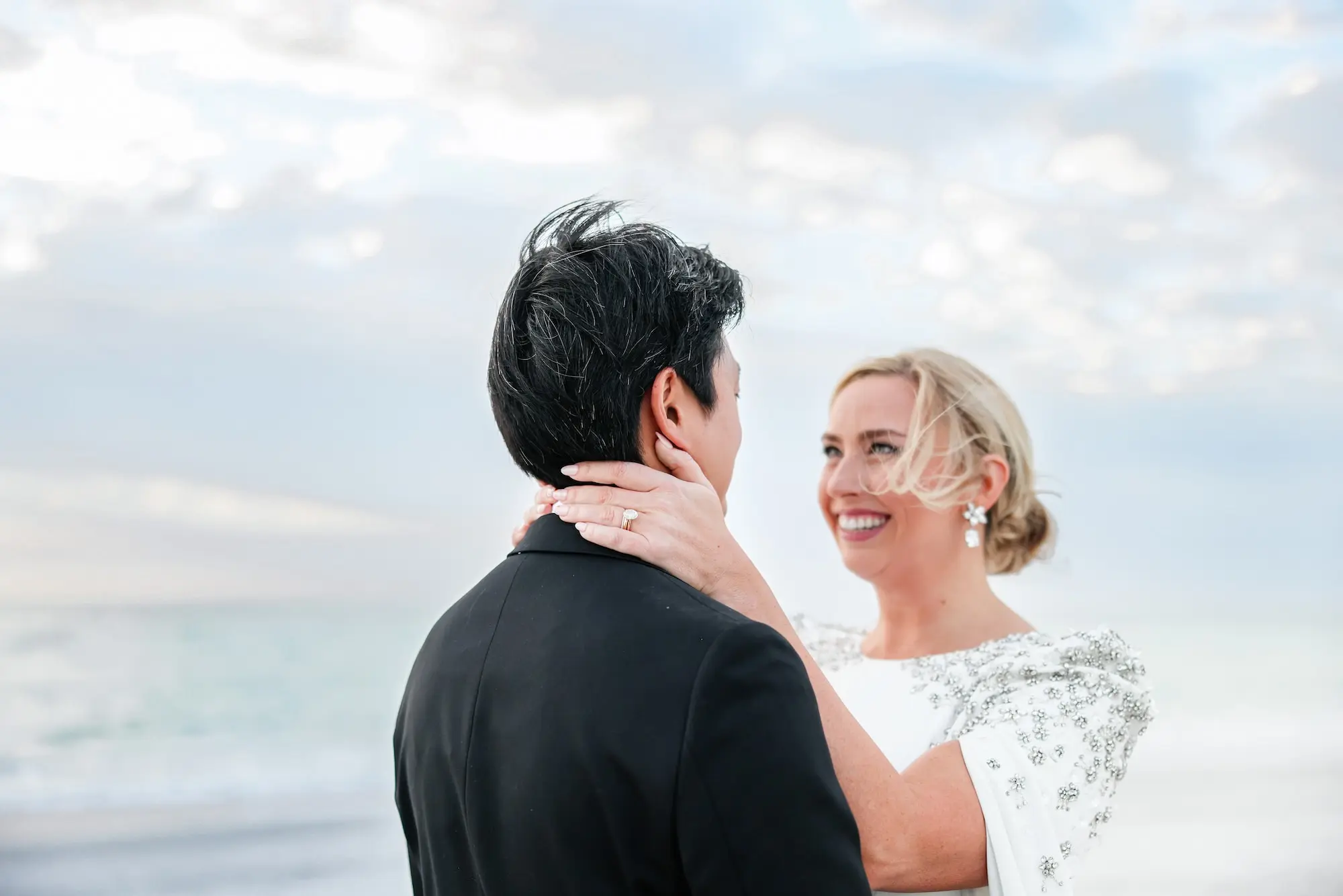 28Luxurious Vibrant Tropical Florida Wedding - Vibrant, Tropical St. Pete Beach Wedding | The Don CeSar Bride and Groom Wedding Portrait | St Pete Photographer Lifelong Photography Studio