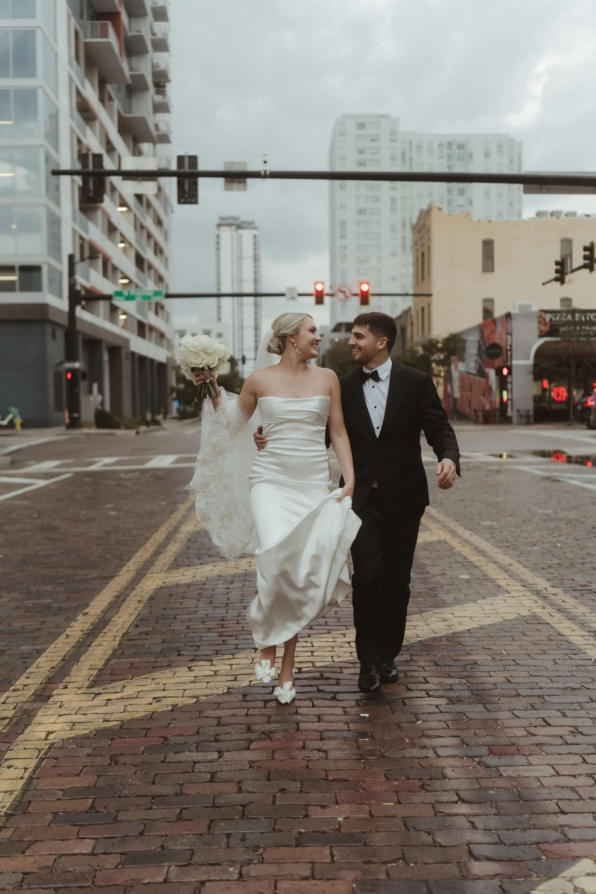 Bride and Groom Wedding Portrait