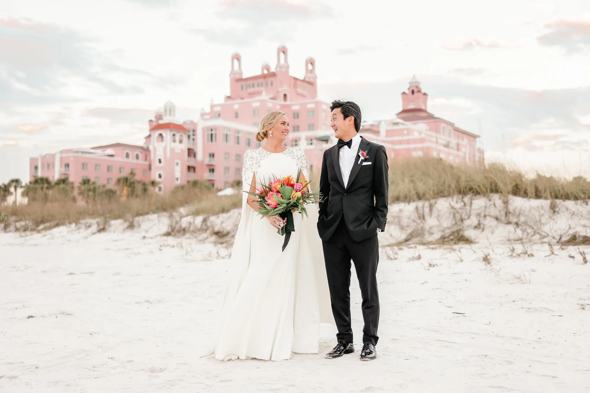 31Luxurious Vibrant Tropical Florida Wedding St Pete Venue The Don CeSar - Vibrant, Tropical St. Pete Beach Wedding | The Don CeSar xBride and Groom Wedding Portrait | St Pete Photographer Lifelong Photography Studio | Event Venue The Don Cesar