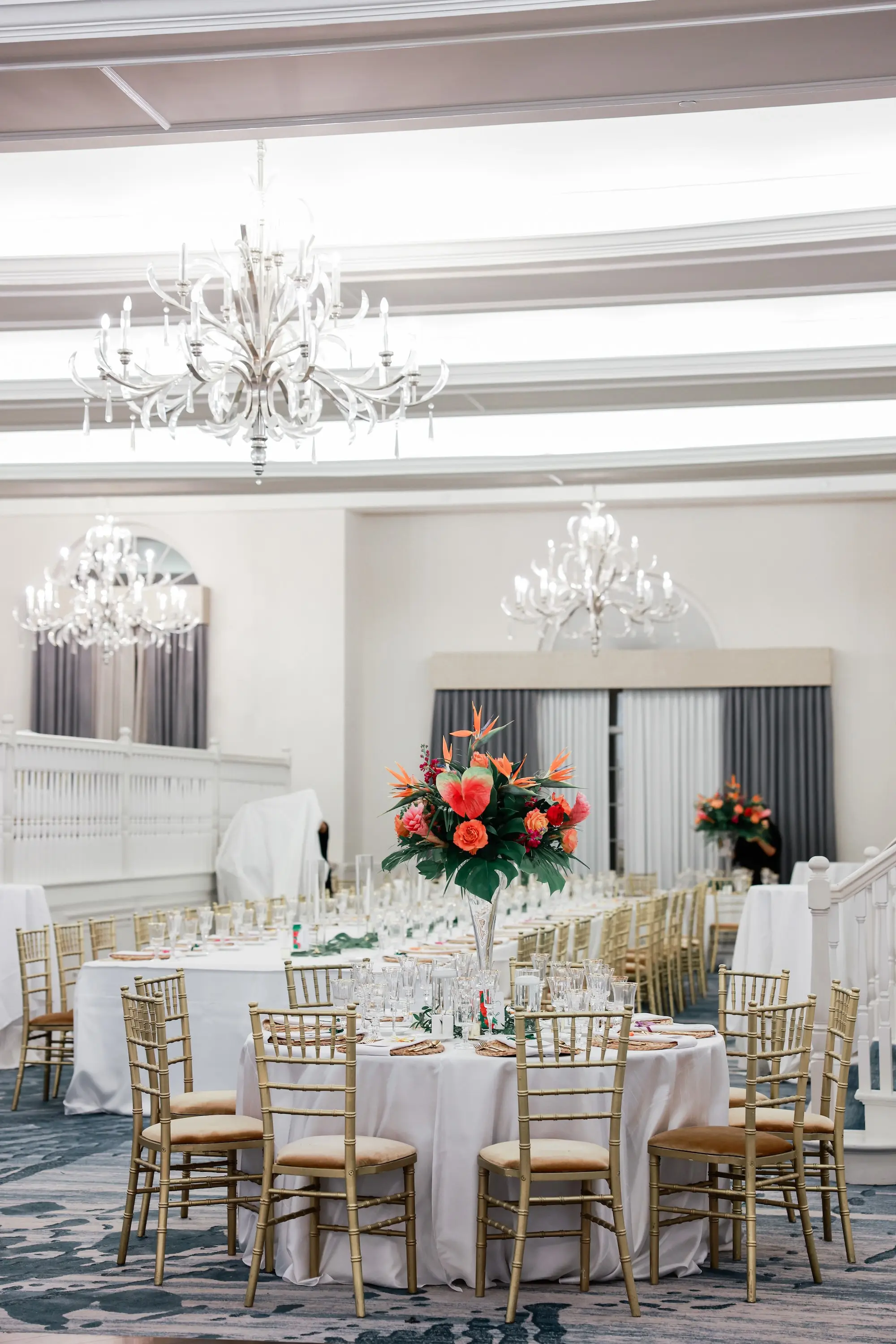 36Luxurious Vibrant Tropical Florida Wedding - Vibrant, Tropical St. Pete Beach Wedding | The Don CeSar Luxurious Vibrant Tropical Florida Wedding Reception Decor Ideas | St Pete Florist Beneva Flowers | Tampa Bay Kate Ryan Event Rentals