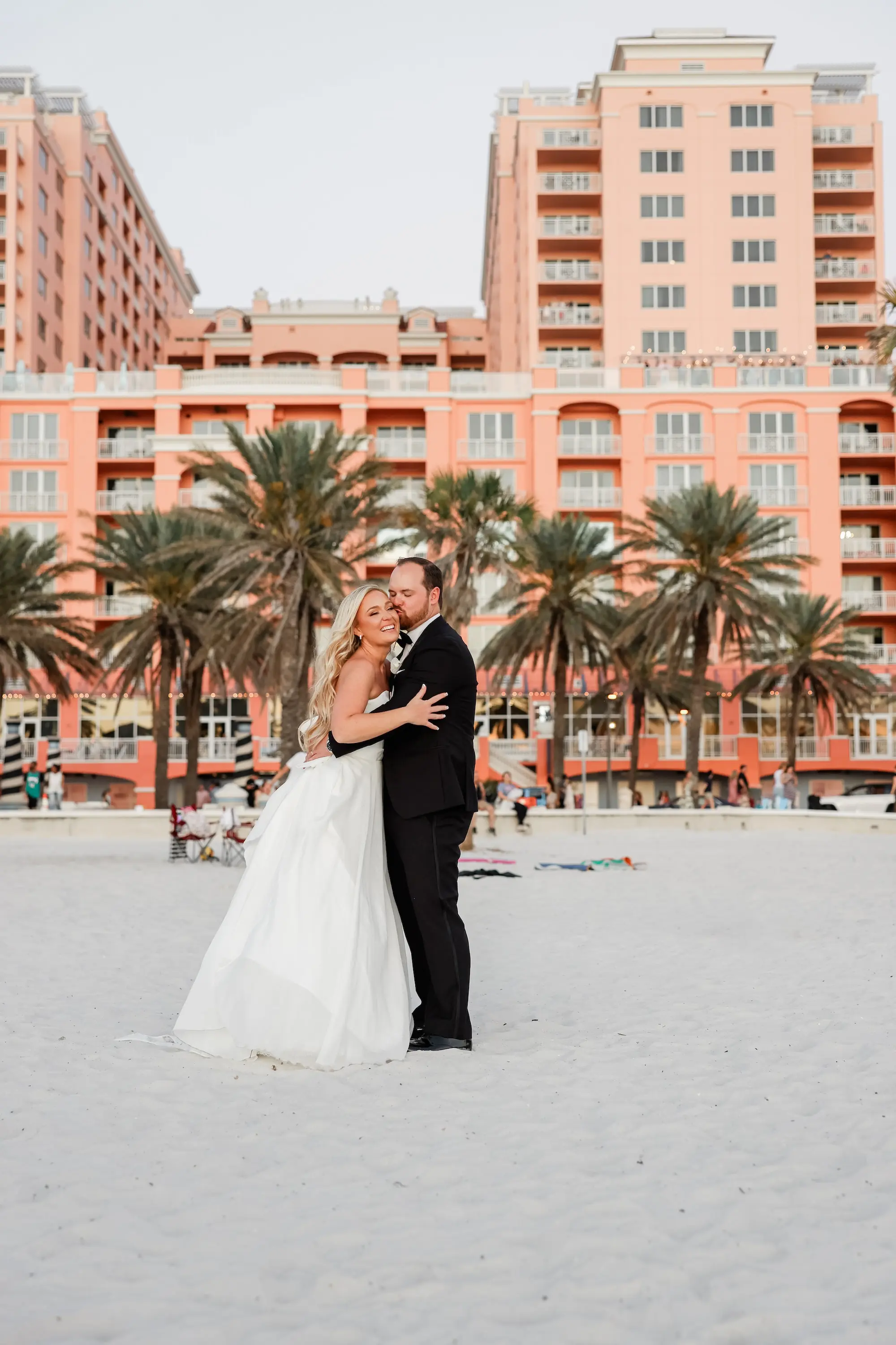 37Classic White Florida Wedding Ideas Venue Hyatt Clearwater Beach - Classic, White Rooftop Wedding | Hyatt Regency Clearwater Beach Bride and Groom Clearwater Beach Wedding Portrait | Wedding Venue Hyatt Regency Clearwater Beach Resort and Spa | Tampa Bay Photographer Lifelong Photography Studio
