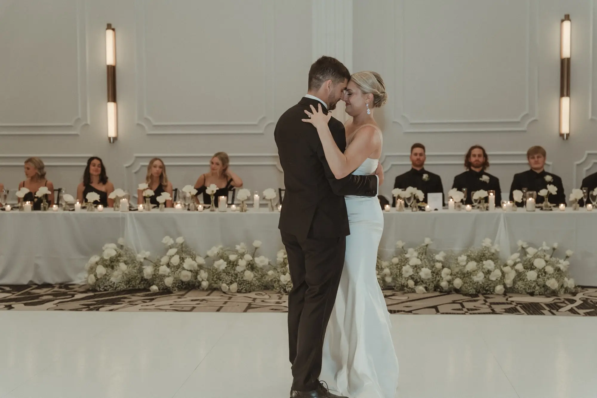 Timeless Black and White Downtown Tampa Wedding | Hotel Flor